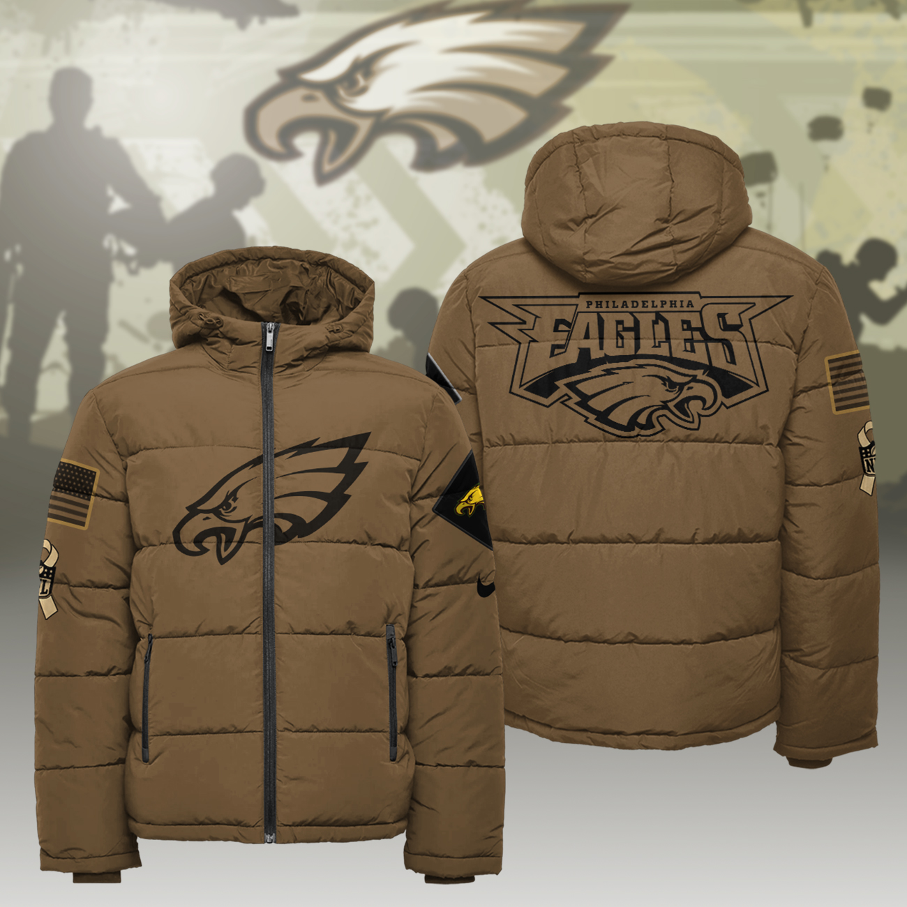 Philadelphia Eagles Down Jacket Limited 01 - Famjoys Philadelphia Eagles Down Jacket Limited 01 - Famjoys
