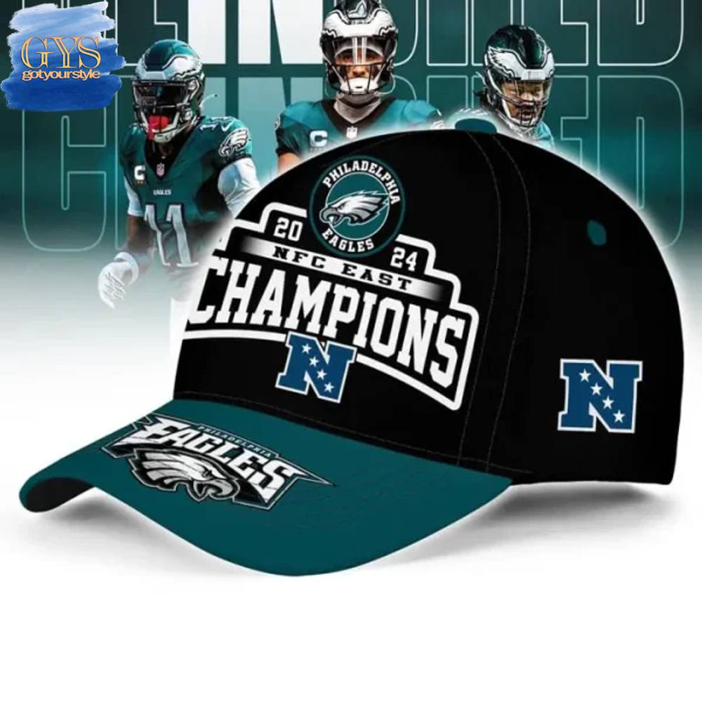 Philadelphia Eagles Football NFC East Champions Cap - Famjoys Philadelphia Eagles Football NFC East Champions Cap - Famjoys