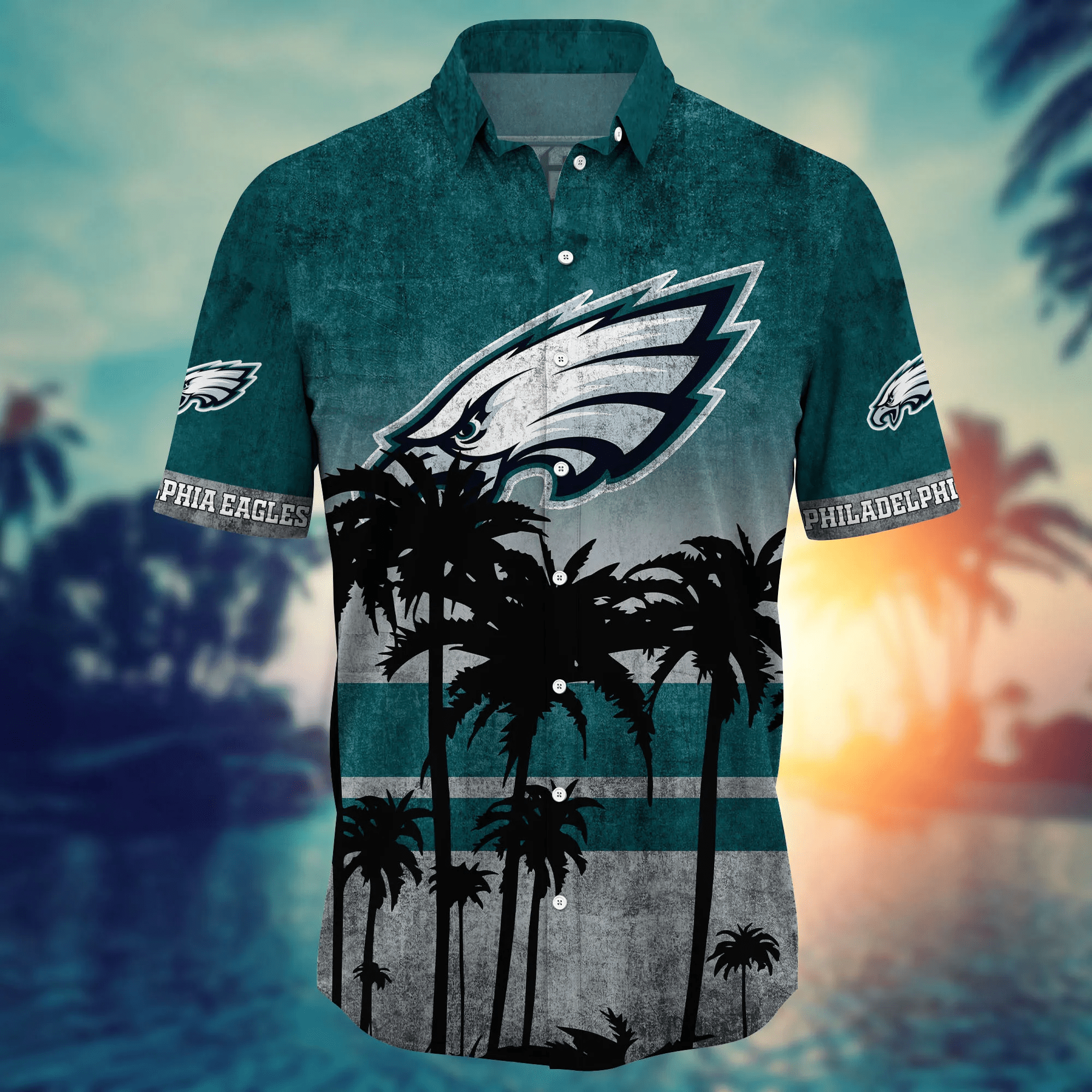 Philadelphia Eagles Hawaii Shirt Short Style Hot Trending Summer - Famjoys Philadelphia Eagles Hawaii Shirt Short Style Hot Trending Summer - Famjoys