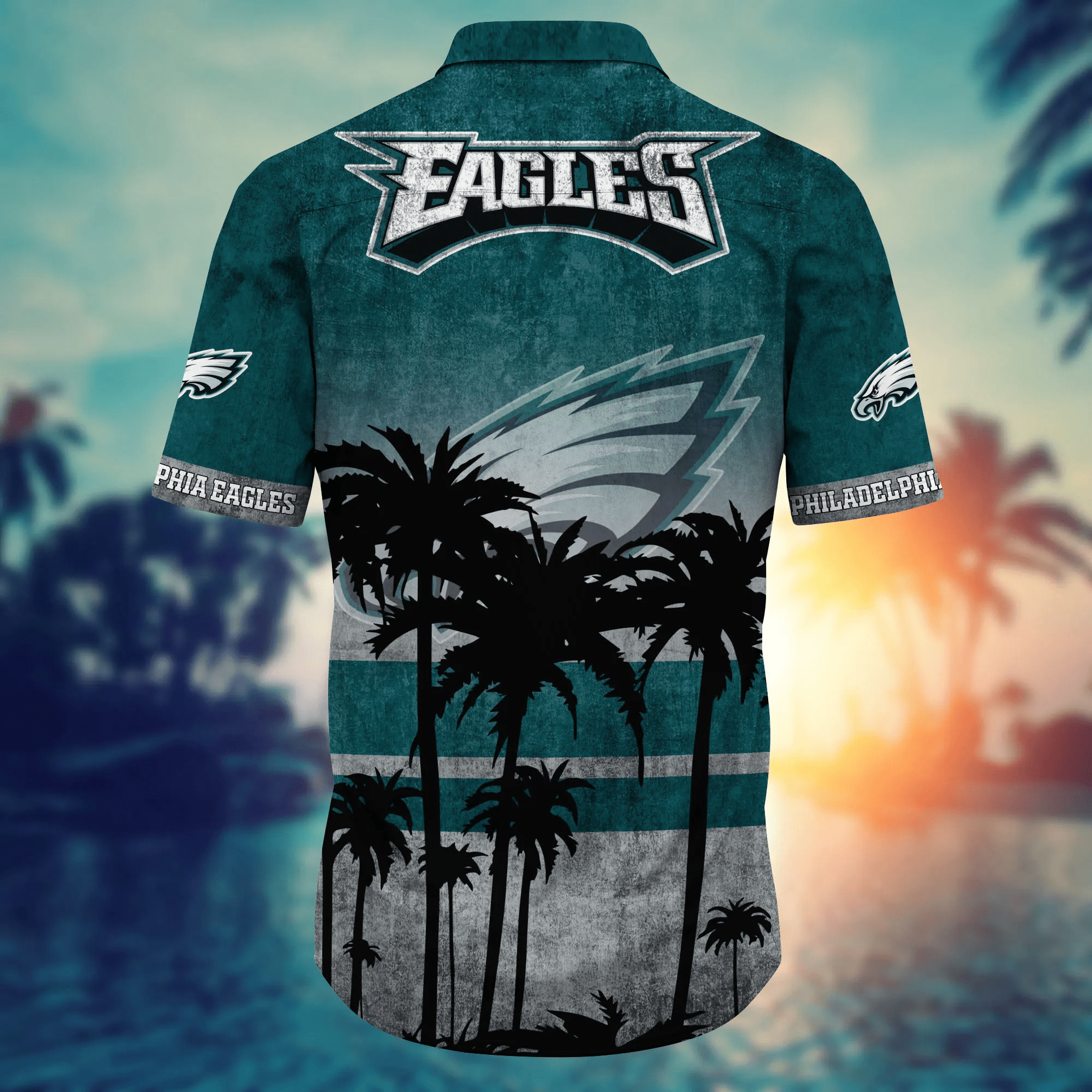 Philadelphia Eagles Hawaii Shirt Short Style Hot Trending Summer - Famjoys Philadelphia Eagles Hawaii Shirt Short Style Hot Trending Summer - Famjoys