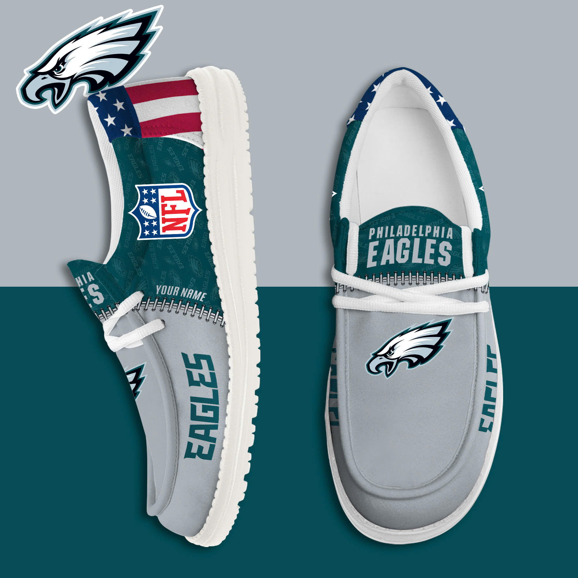 Philadelphia Eagles   Heydude Shoes - Famjoys
