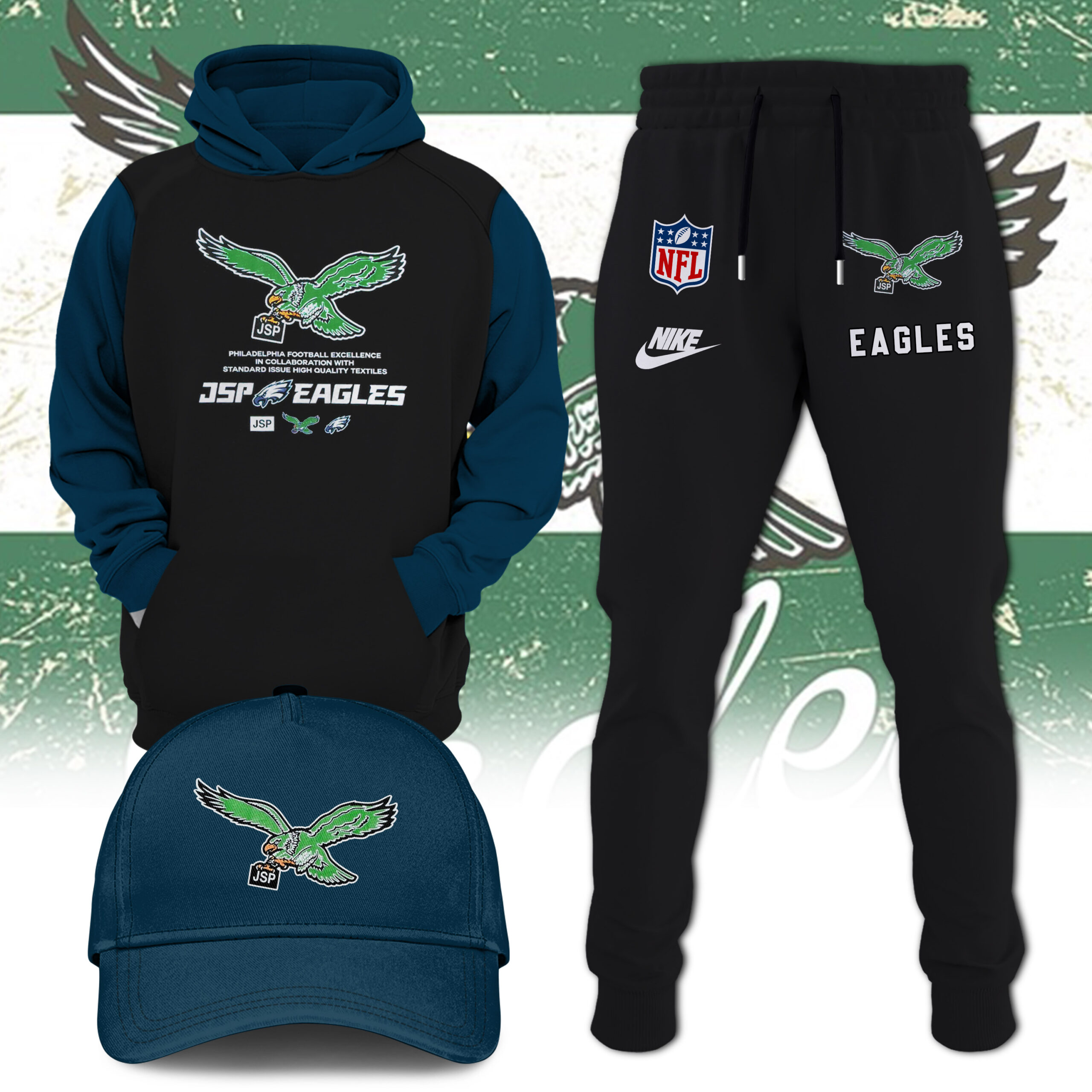 Philadelphia Eagles Hoodie 01 - Famjoys Philadelphia Eagles Hoodie 01 - Famjoys
