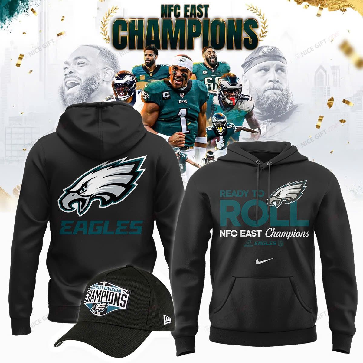 Philadelphia Eagles Hoodie 3D 3HO-H2O5 - Famjoys Philadelphia Eagles Hoodie 3D 3HO-H2O5 - Famjoys