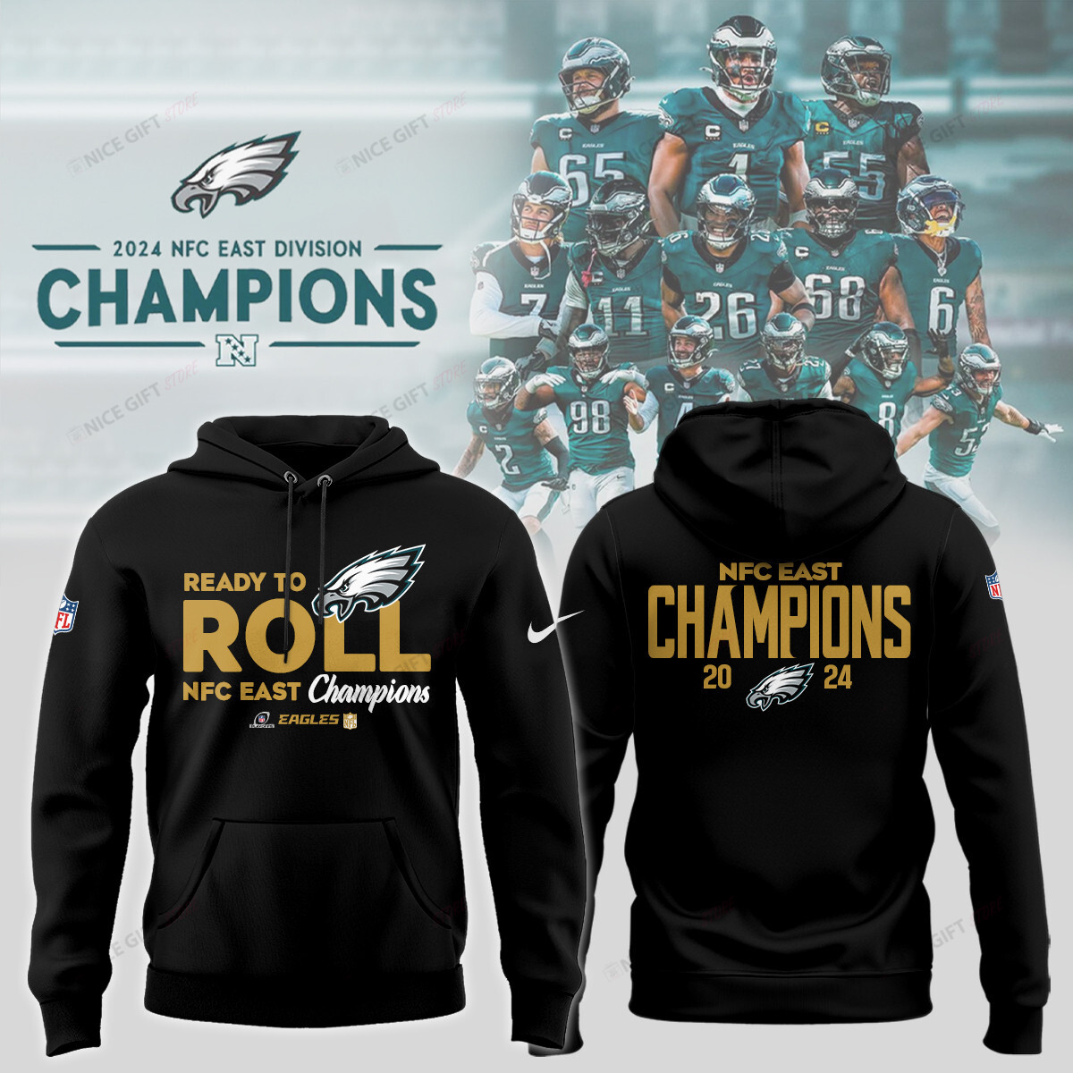 Philadelphia Eagles Hoodie 3D 3HO-P3S7 - Famjoys Philadelphia Eagles Hoodie 3D 3HO-P3S7 - Famjoys