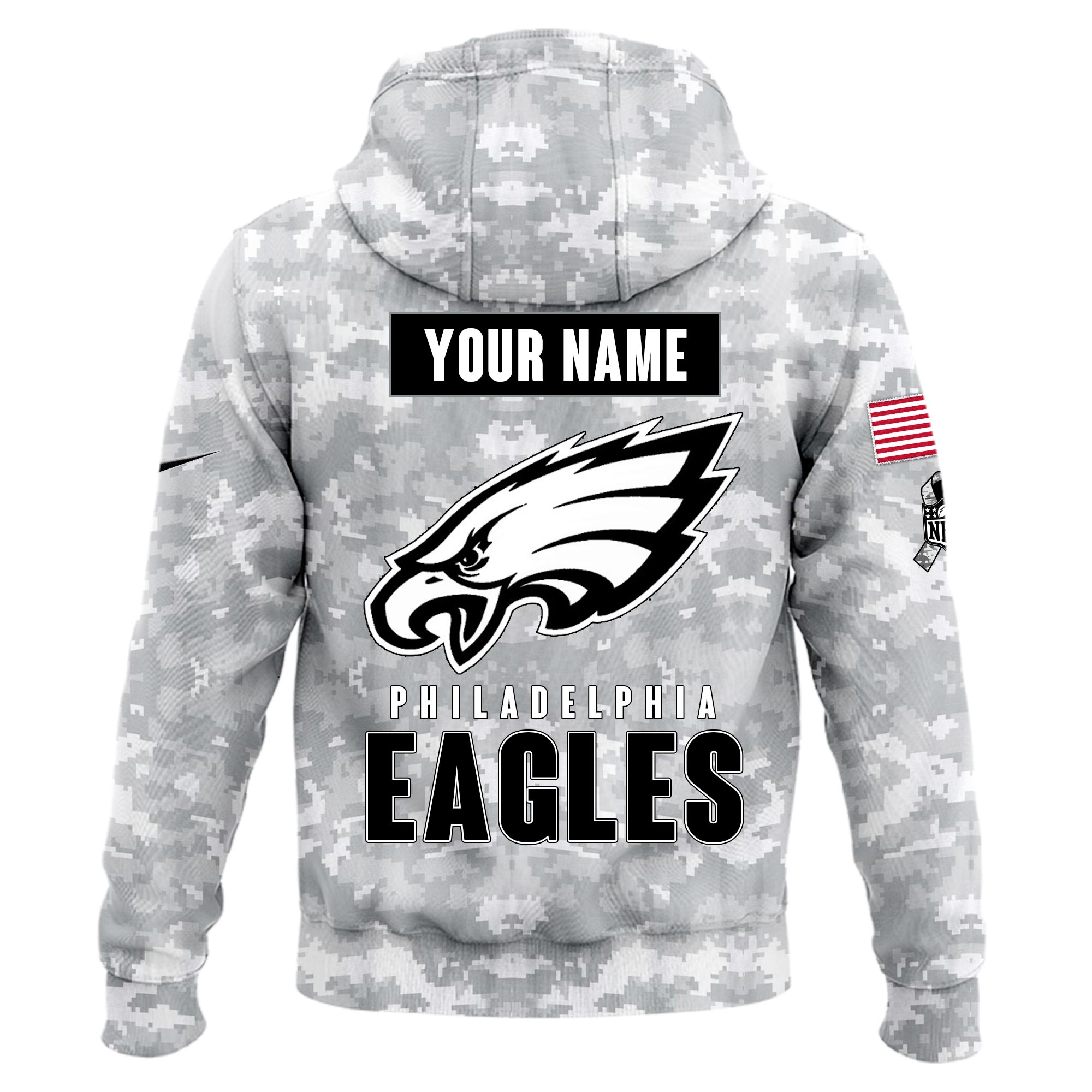 Philadelphia Eagles Hoodie Camo Salute to Service Club - Famjoys Philadelphia Eagles Hoodie Camo Salute to Service Club - Famjoys