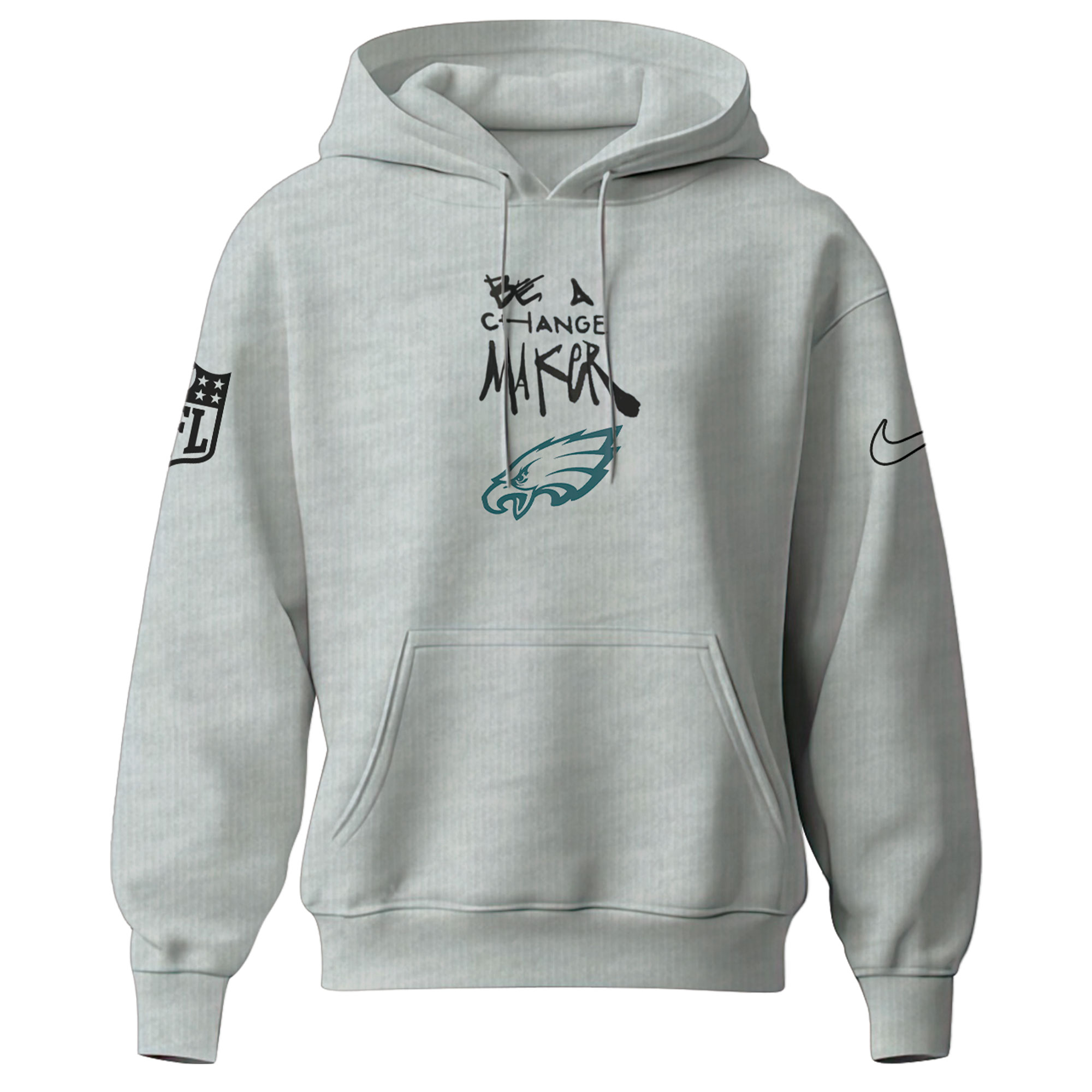 Philadelphia Eagles Inspire Change Changemaker Hoodie #1 - Famjoys Philadelphia Eagles Inspire Change Changemaker Hoodie #1 - Famjoys