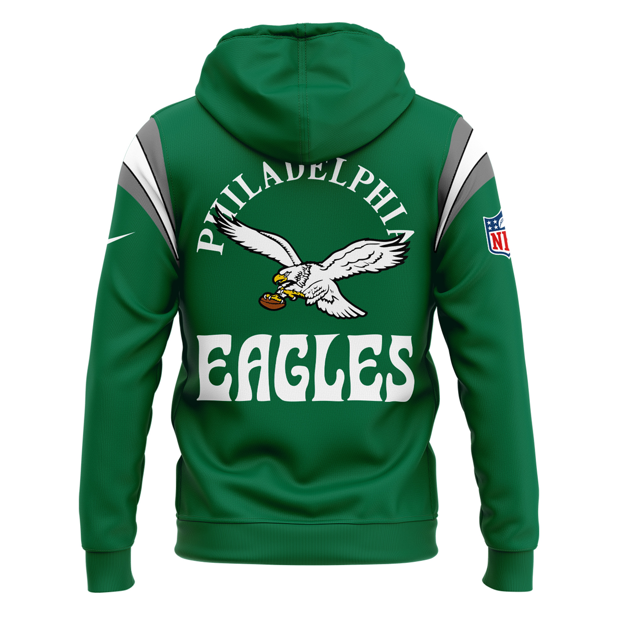 Philadelphia Eagles Kelly Green Hoodie 2024 - Famjoys Philadelphia Eagles Kelly Green Hoodie 2024 - Famjoys