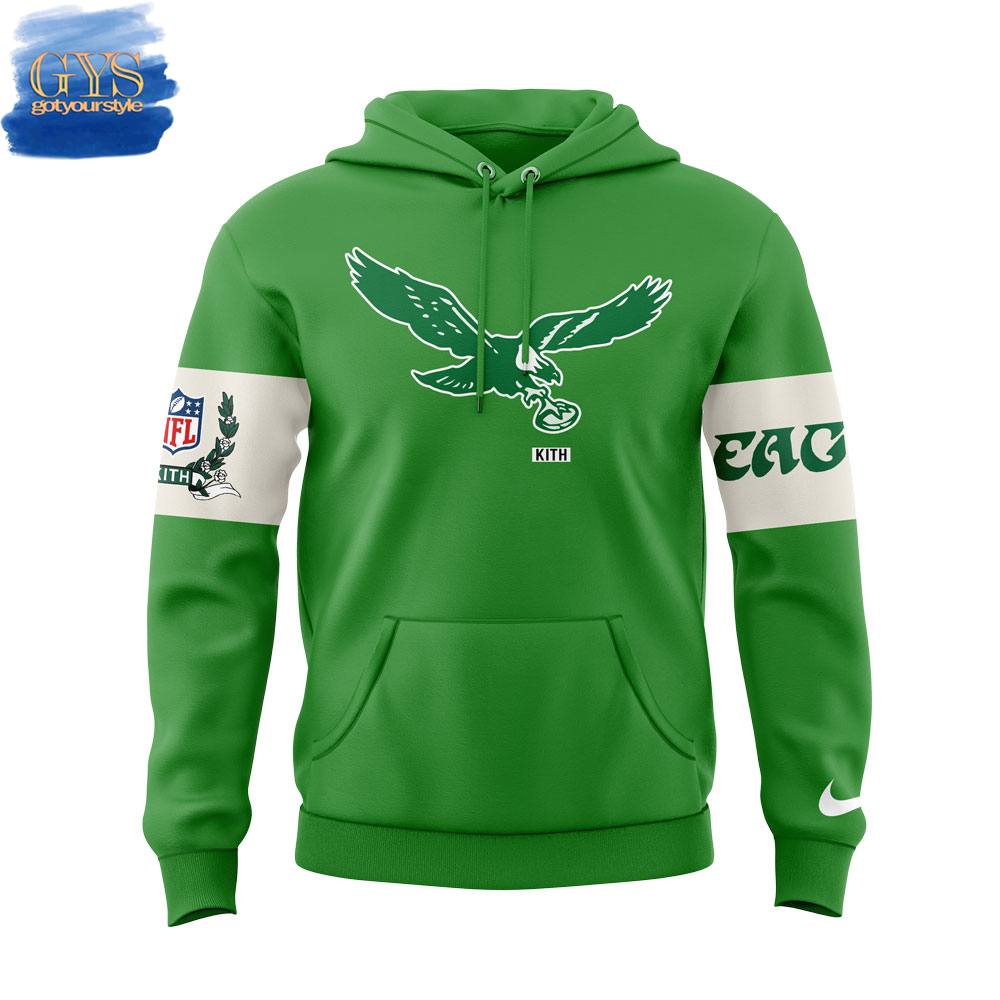 Philadelphia Eagles KITH Hoodie - Famjoys Philadelphia Eagles KITH Hoodie - Famjoys