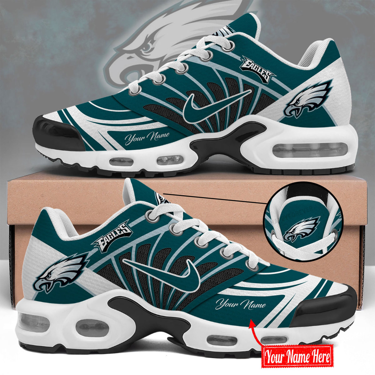 Philadelphia Eagles New Shoes - Famjoys Philadelphia Eagles New Shoes - Famjoys