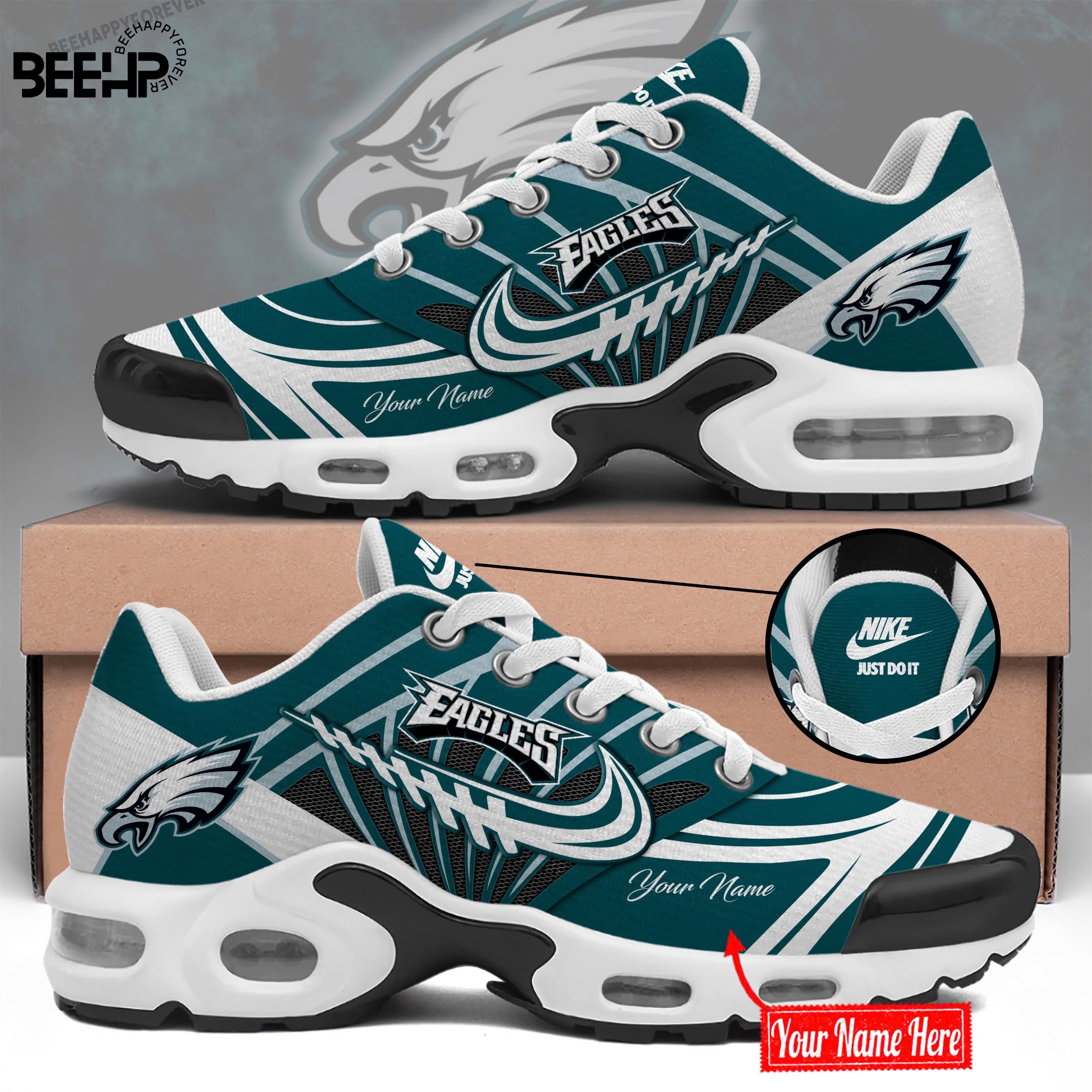 Philadelphia Eagles New Shoes - Famjoys Philadelphia Eagles New Shoes - Famjoys