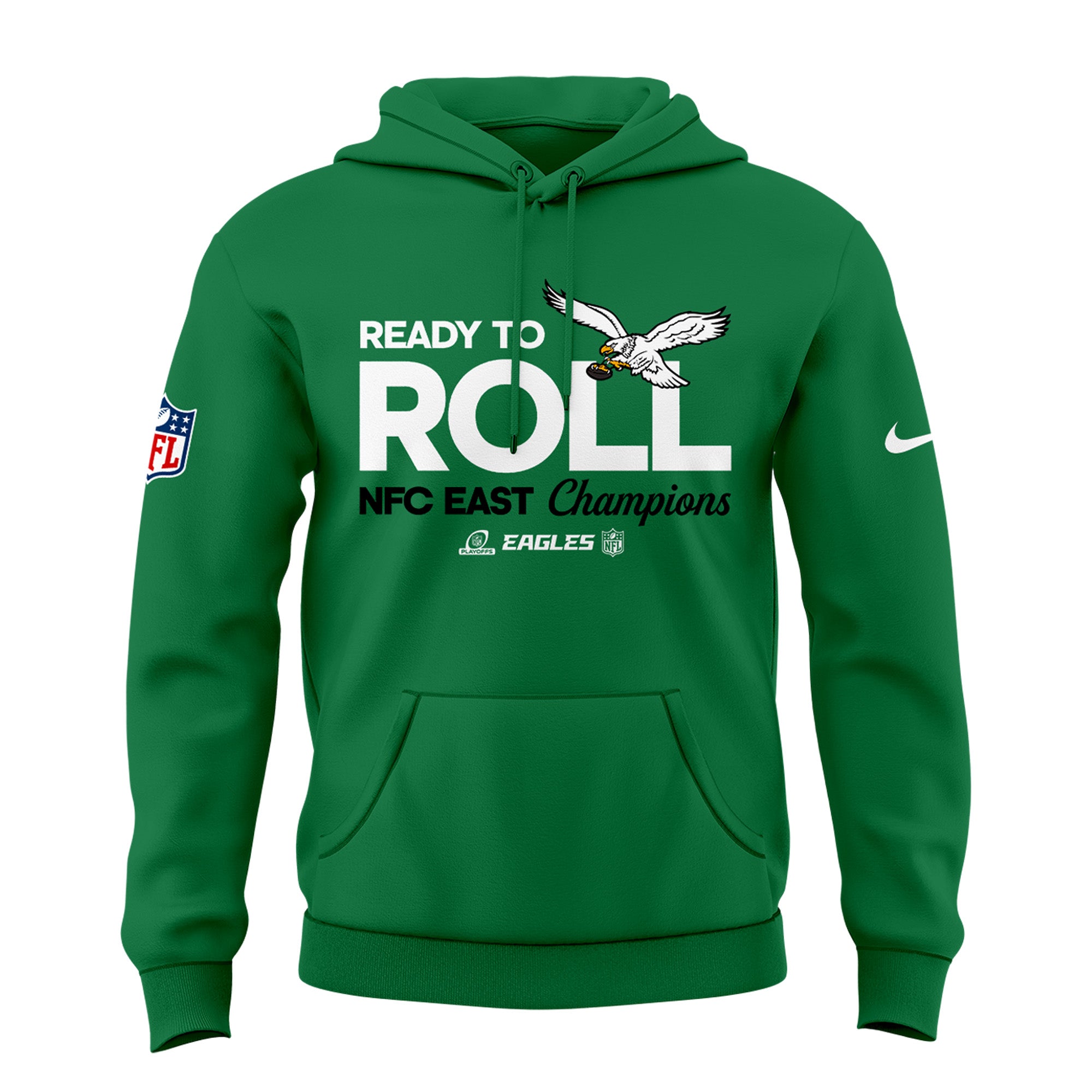 Philadelphia Eagles NFC EAST CHAMPIONS Gray Hoodie 2024 - Famjoys Philadelphia Eagles NFC EAST CHAMPIONS Gray Hoodie 2024 - Famjoys