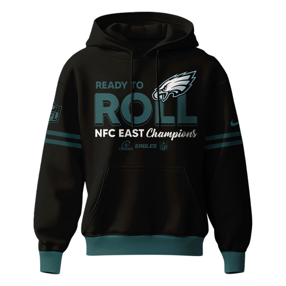 Philadelphia Eagles NFC EAST DIVISION CHAMPIONS Hoodie - Famjoys Philadelphia Eagles NFC EAST DIVISION CHAMPIONS Hoodie - Famjoys