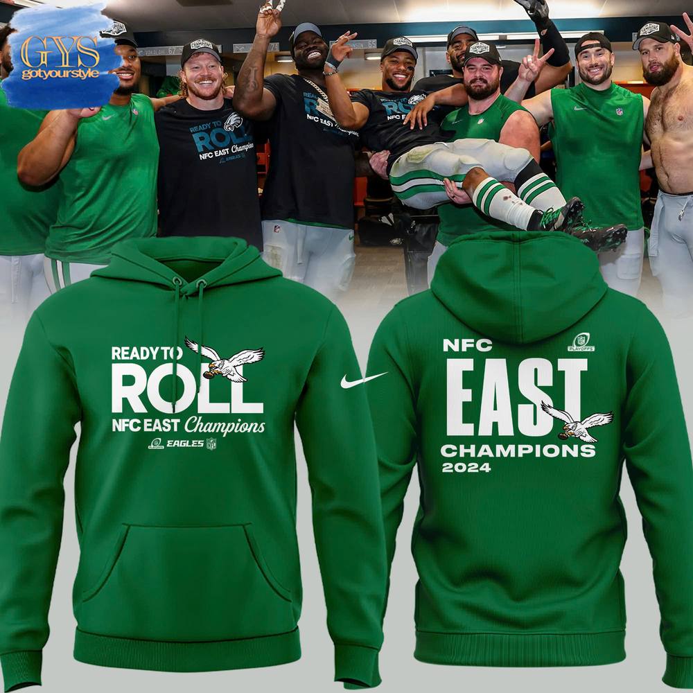 Philadelphia Eagles NFC East Division Champions Hoodie - Famjoys Philadelphia Eagles NFC East Division Champions Hoodie - Famjoys