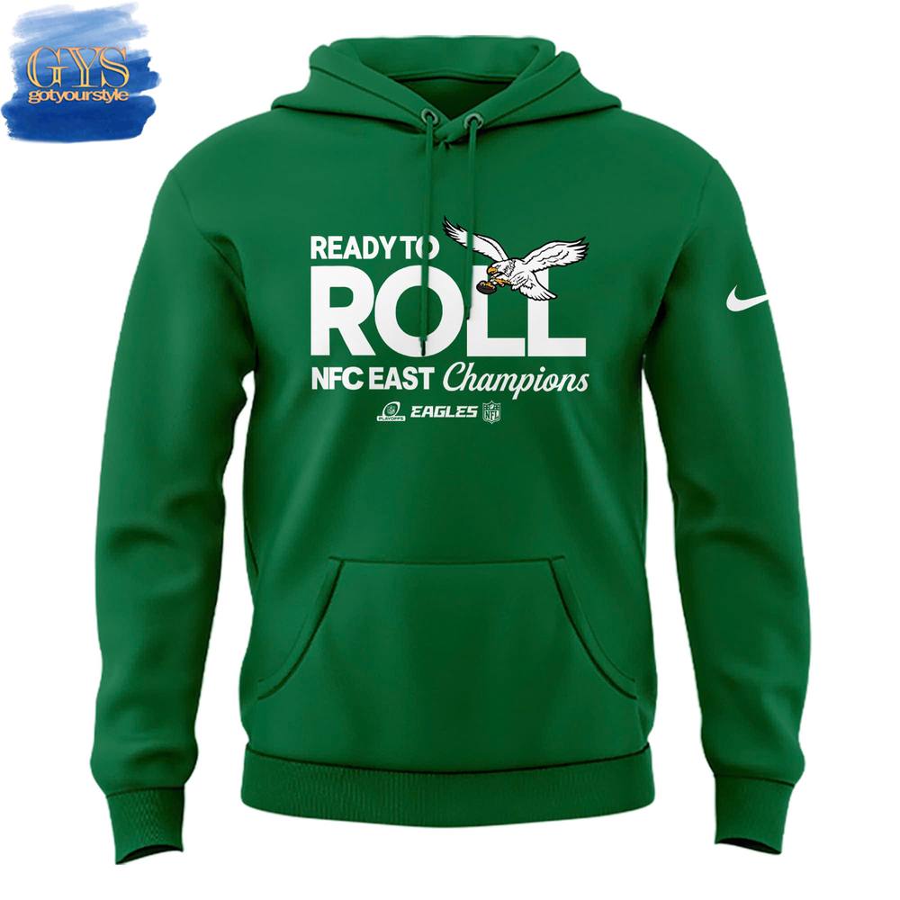 Philadelphia Eagles NFC East Division Champions Hoodie - Famjoys Philadelphia Eagles NFC East Division Champions Hoodie - Famjoys