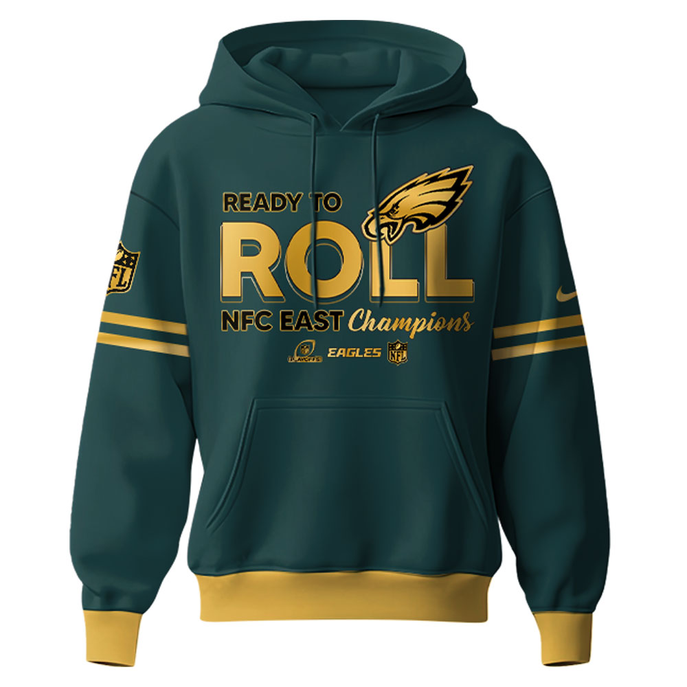 Philadelphia Eagles NFC EAST DIVISION CHAMPIONS Hoodie Royal - Famjoys Philadelphia Eagles NFC EAST DIVISION CHAMPIONS Hoodie Royal - Famjoys