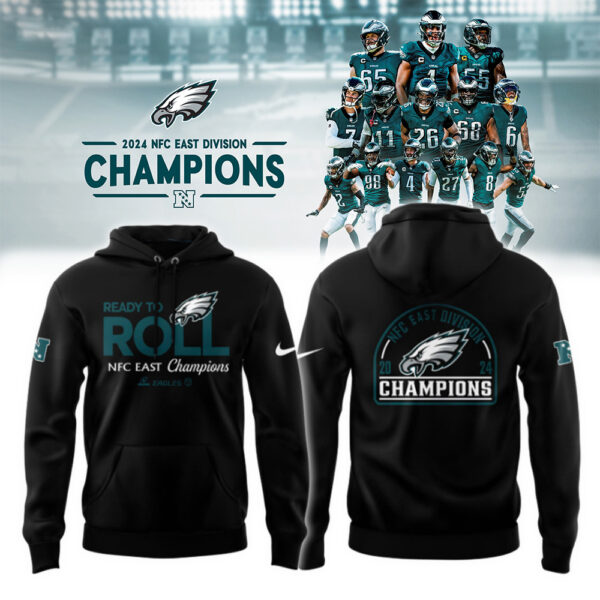 Philadelphia Eagles NFC East Division Champions Limited Hoodie v4 - Famjoys Philadelphia Eagles NFC East Division Champions Limited Hoodie v4 - Famjoys