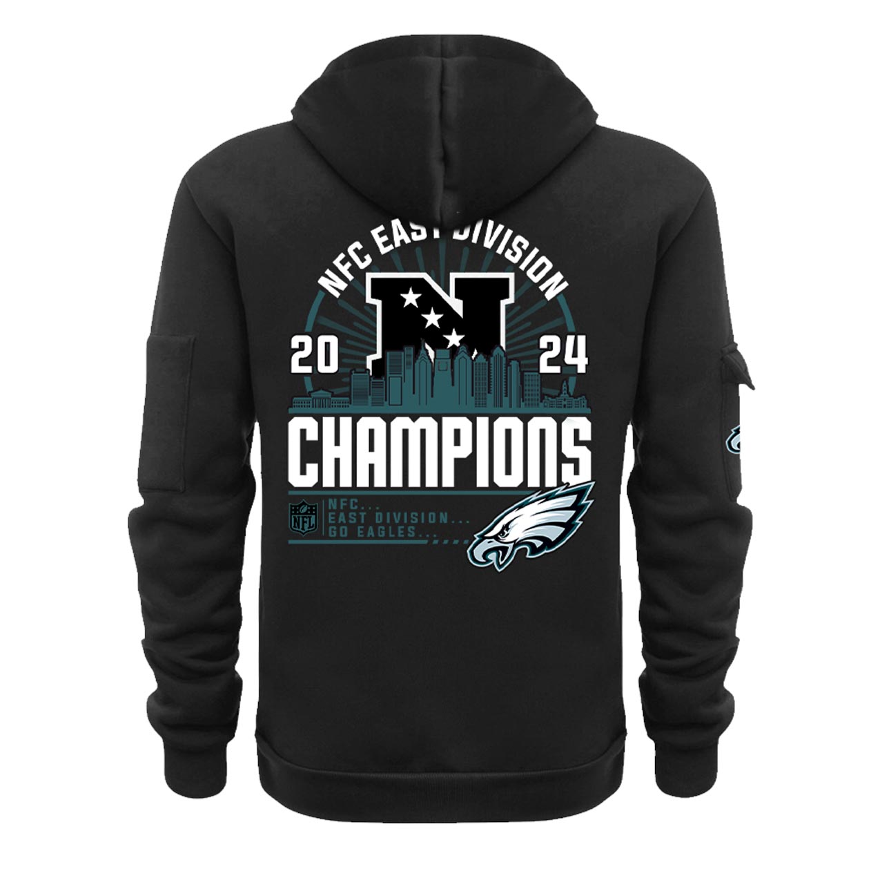 Philadelphia Eagles NFC East Division Champions New Hoodie #1 - Famjoys Philadelphia Eagles NFC East Division Champions New Hoodie #1 - Famjoys