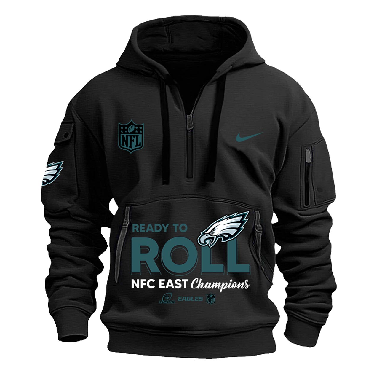 Philadelphia Eagles NFC East Division Champions New Hoodie #1 - Famjoys Philadelphia Eagles NFC East Division Champions New Hoodie #1 - Famjoys