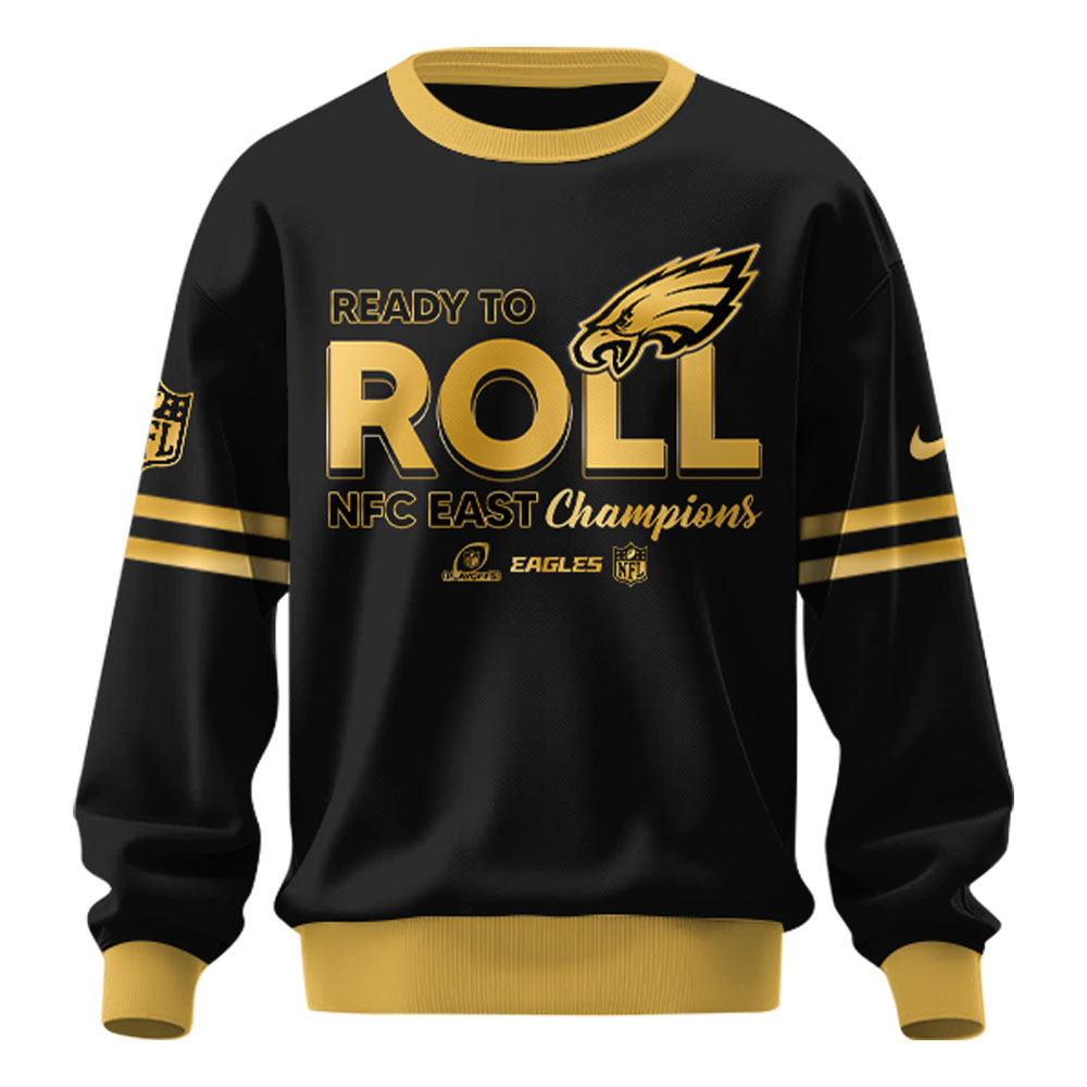 Philadelphia Eagles NFC EAST DIVISION CHAMPIONS SweatShirt King - Famjoys Philadelphia Eagles NFC EAST DIVISION CHAMPIONS SweatShirt King - Famjoys