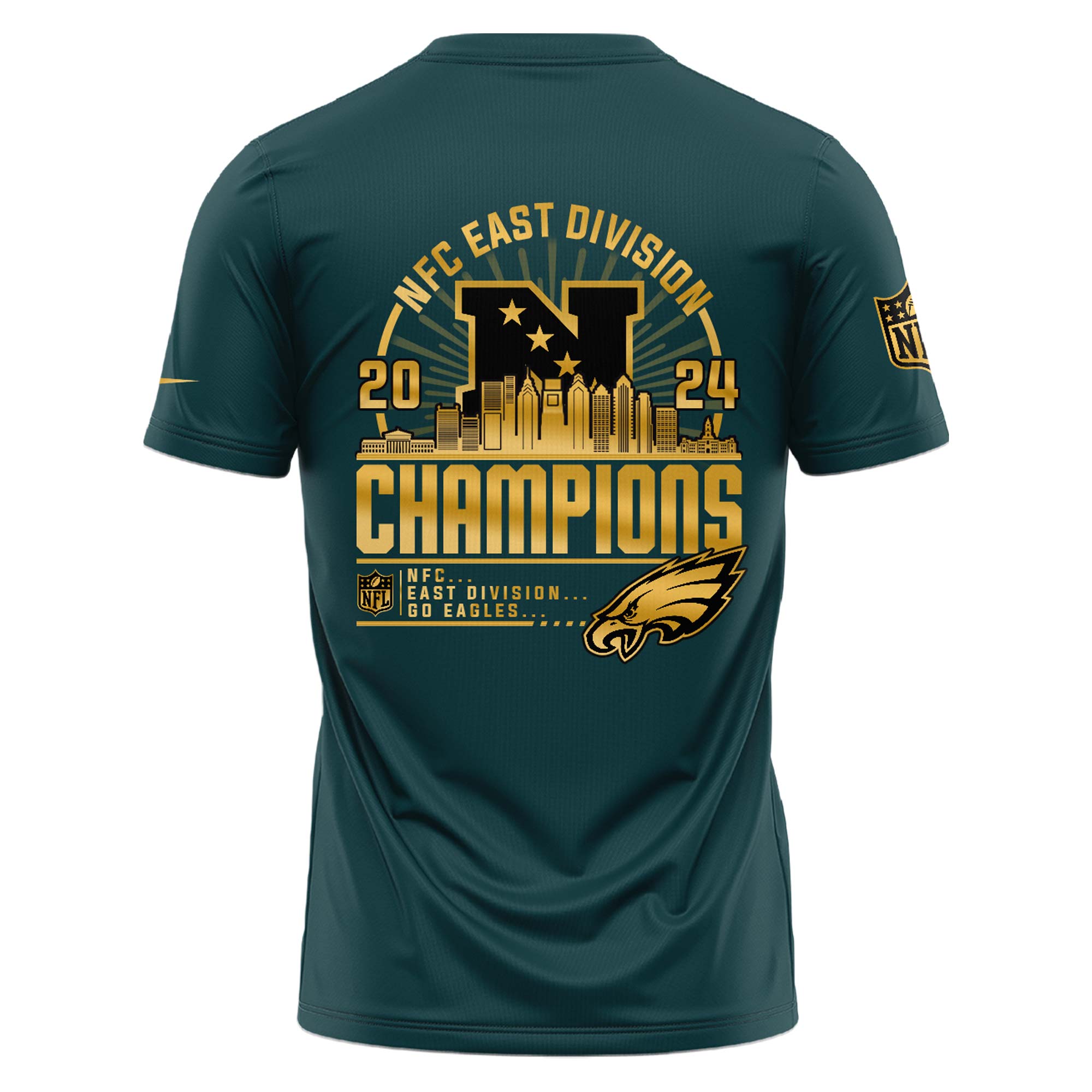Philadelphia Eagles NFC EAST DIVISION CHAMPIONS T-Shirt Royal - Famjoys Philadelphia Eagles NFC EAST DIVISION CHAMPIONS T-Shirt Royal - Famjoys