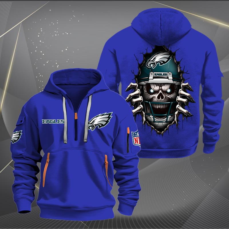 Philadelphia Eagles NNHT1289 Zip Hoodie Multicolor - Famjoys Philadelphia Eagles NNHT1289 Zip Hoodie Multicolor - Famjoys