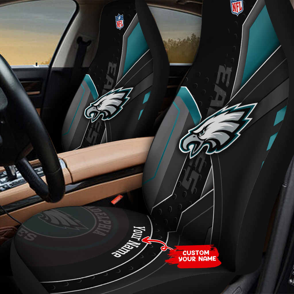 Philadelphia Eagles Personalized Car Seat Covers BGCSC633 - Famjoys Philadelphia Eagles Personalized Car Seat Covers BGCSC633 - Famjoys