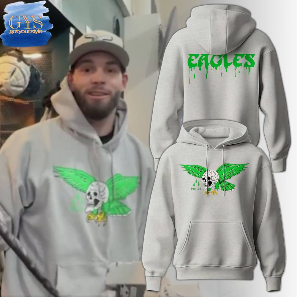 Philadelphia Eagles Philly Skull 2025 Hoodie - Famjoys Philadelphia Eagles Philly Skull 2025 Hoodie - Famjoys