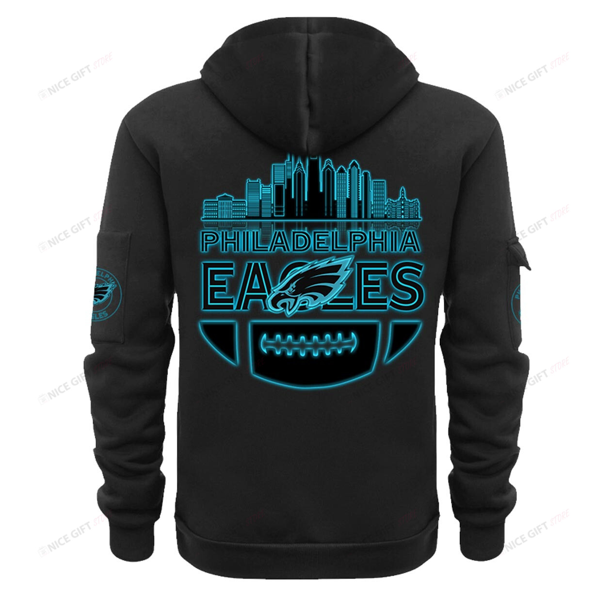 Philadelphia Eagles Quarter Zip Hoodie QZH-F5K3B0 - Famjoys Philadelphia Eagles Quarter Zip Hoodie QZH-F5K3B0 - Famjoys