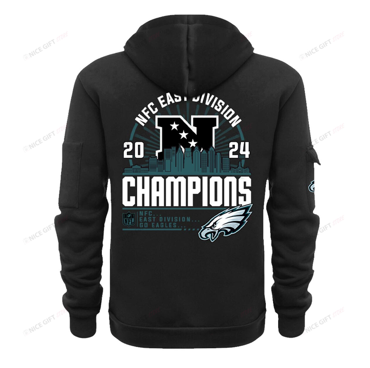 Philadelphia Eagles Quarter Zip Hoodie QZH-O0N0Z6 - Famjoys Philadelphia Eagles Quarter Zip Hoodie QZH-O0N0Z6 - Famjoys