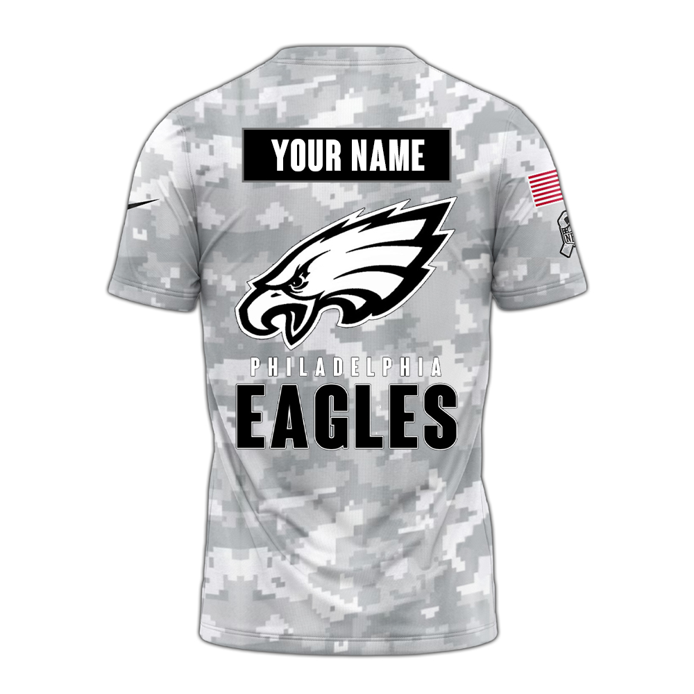 Philadelphia Eagles Salute to Service Club T-shirts - Famjoys Philadelphia Eagles Salute to Service Club T-shirts - Famjoys