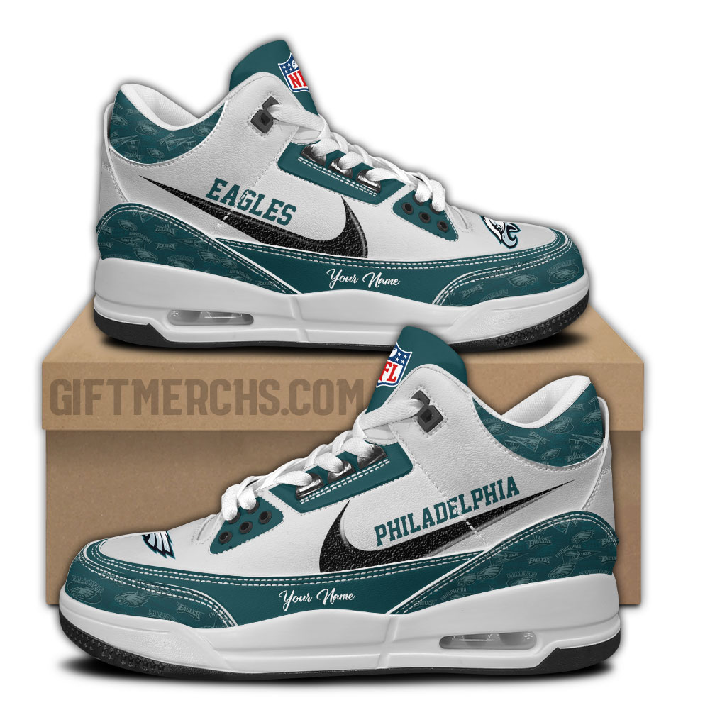 Philadelphia Eagles Shoes #2 - Famjoys Philadelphia Eagles Shoes #2 - Famjoys