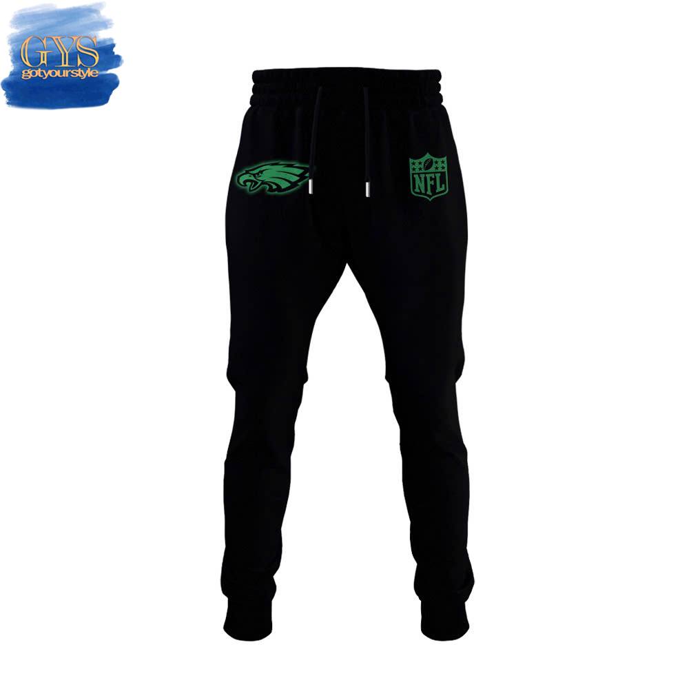 Philadelphia Eagles Skyline Black Hoodie - Famjoys Philadelphia Eagles Skyline Black Hoodie - Famjoys