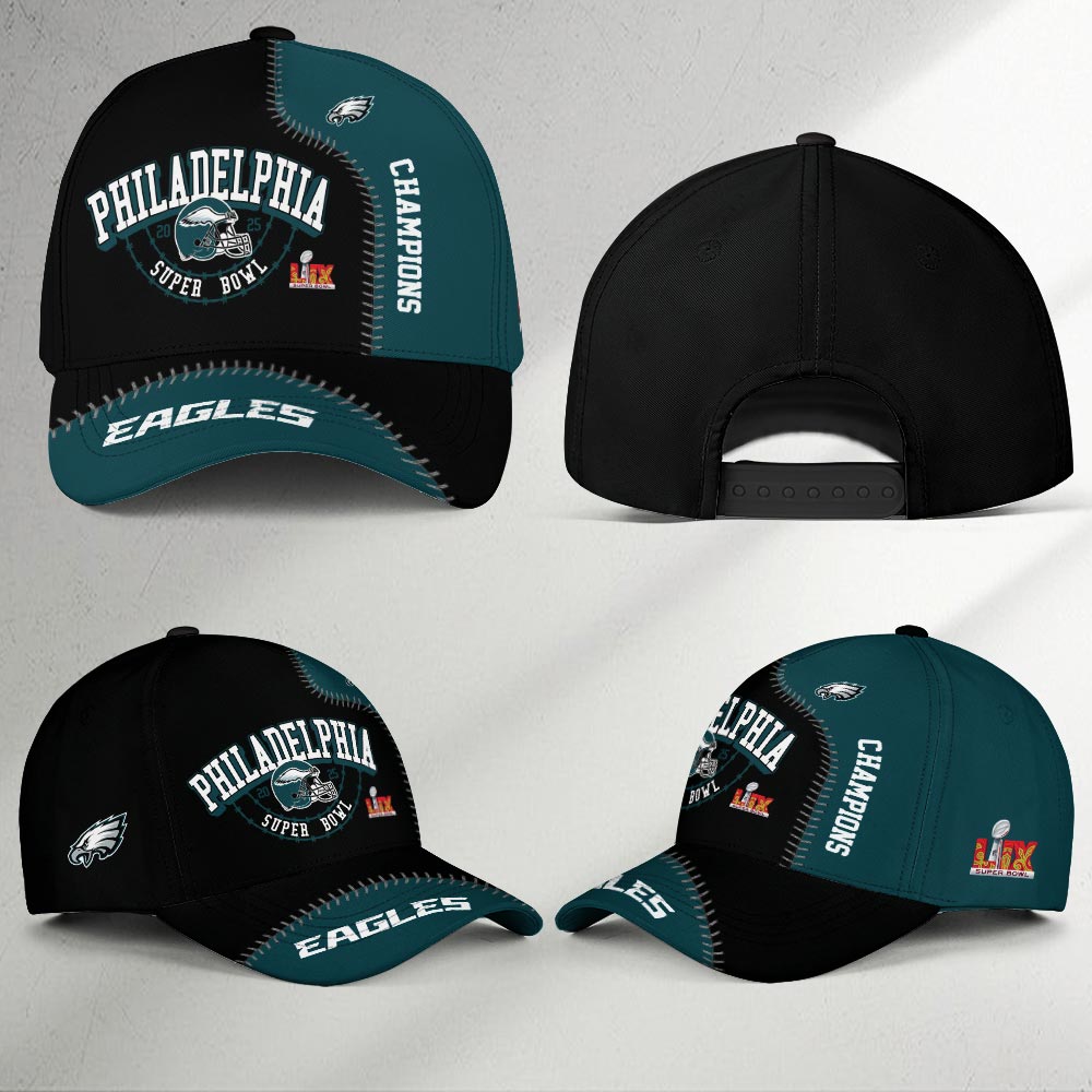Philadelphia Eagles Super Bowl Champions Cap - Famjoys Philadelphia Eagles Super Bowl Champions Cap - Famjoys