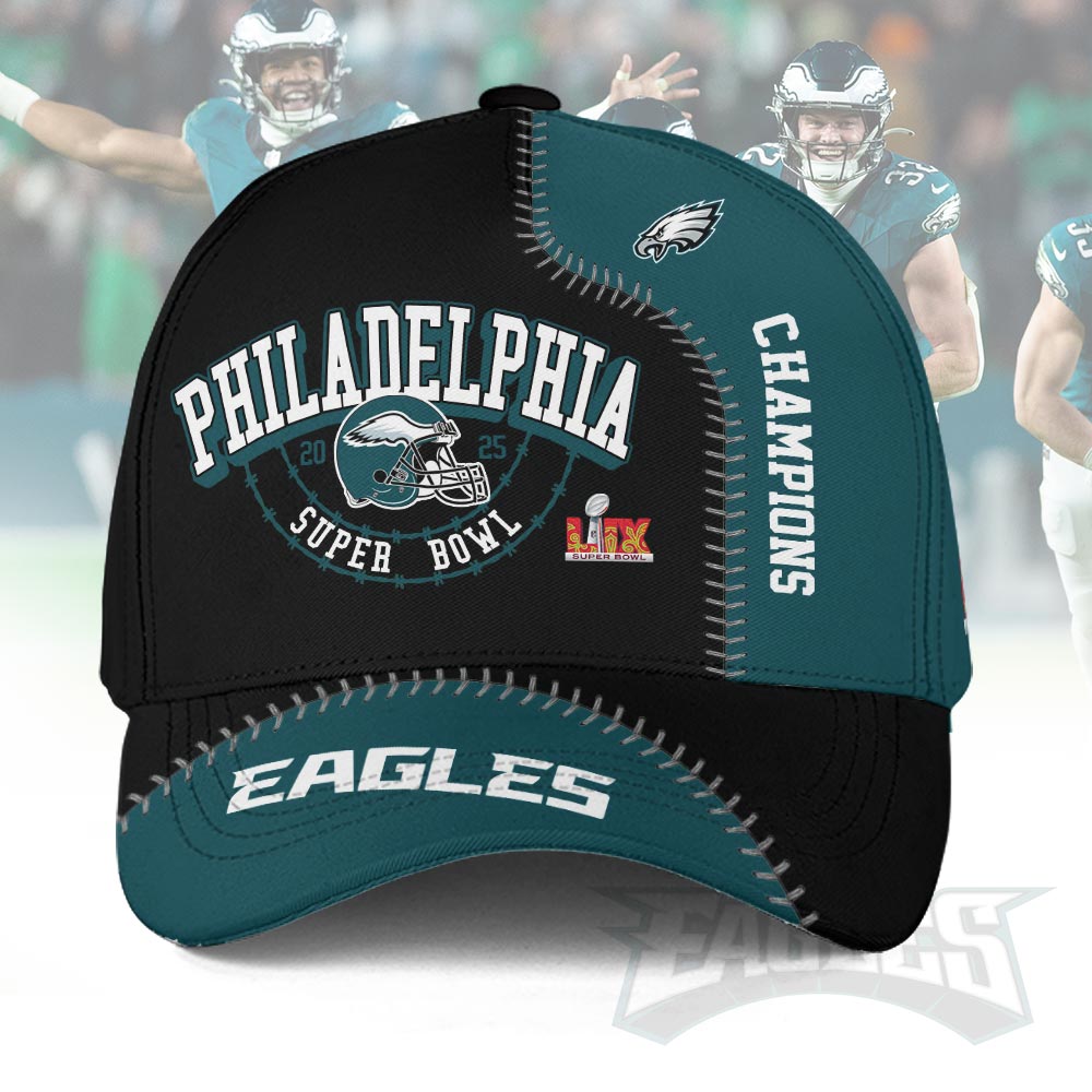 Philadelphia Eagles Super Bowl Champions Cap - Famjoys Philadelphia Eagles Super Bowl Champions Cap - Famjoys
