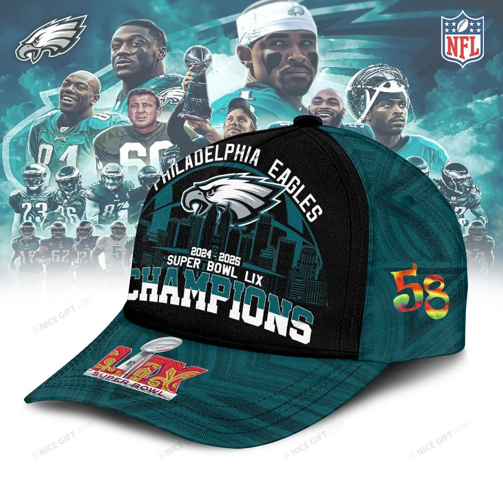 Philadelphia Eagles Super Bowl Champions Classic Cap 3DC-E1R3 - Famjoys Philadelphia Eagles Super Bowl Champions Classic Cap 3DC-E1R3 - Famjoys