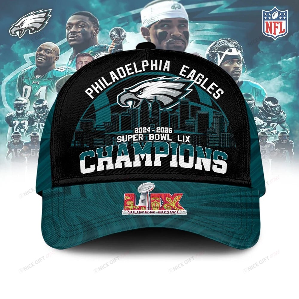 Philadelphia Eagles Super Bowl Champions Classic Cap 3DC-E1R3 - Famjoys Philadelphia Eagles Super Bowl Champions Classic Cap 3DC-E1R3 - Famjoys