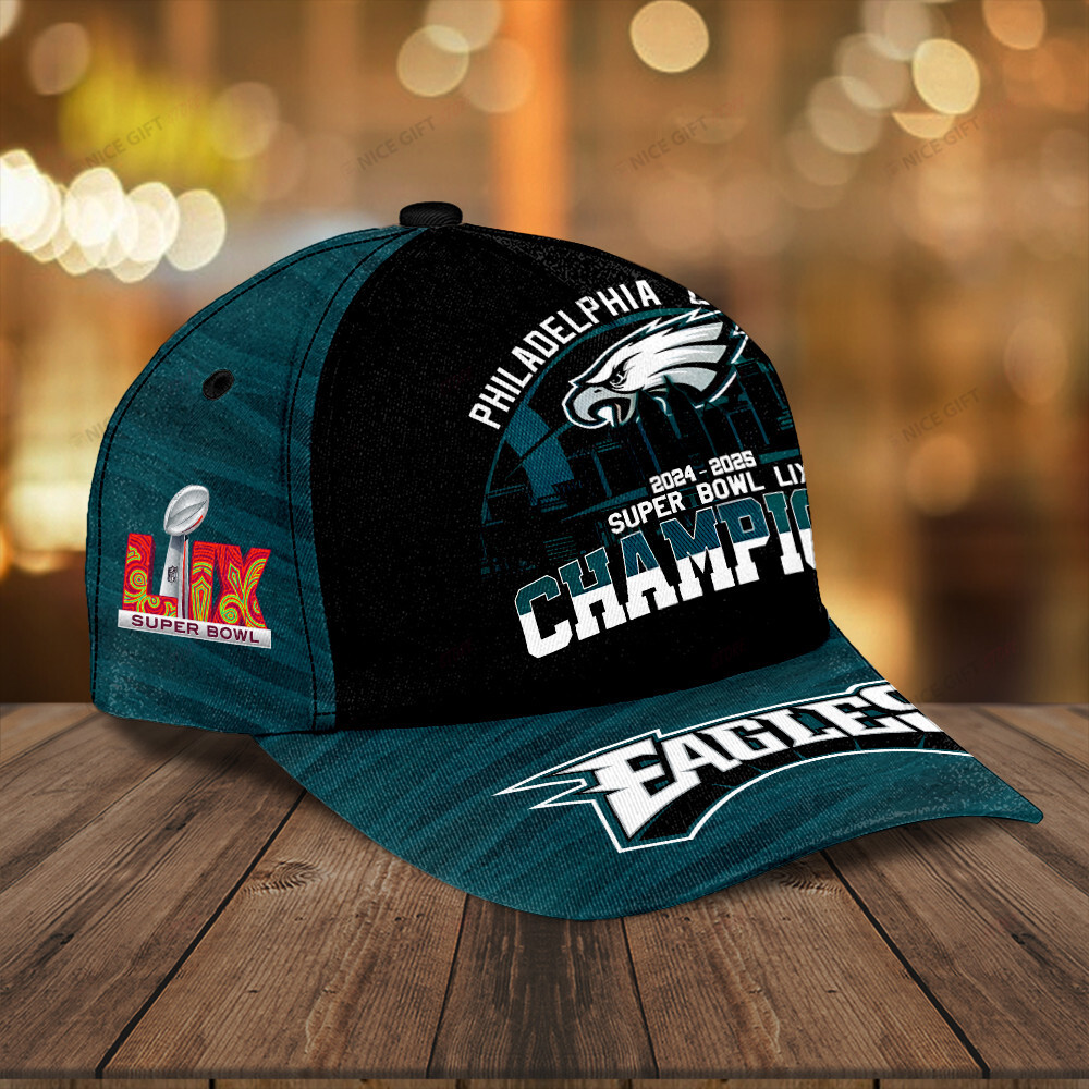 Philadelphia Eagles Super Bowl Champions Classic Cap 3DC-I3C0 - Famjoys Philadelphia Eagles Super Bowl Champions Classic Cap 3DC-I3C0 - Famjoys
