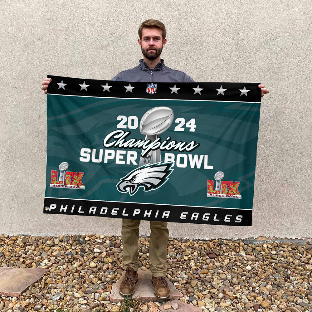 Philadelphia Eagles Super Bowl Champions Flag FLG-O0C5 - Famjoys Philadelphia Eagles Super Bowl Champions Flag FLG-O0C5 - Famjoys