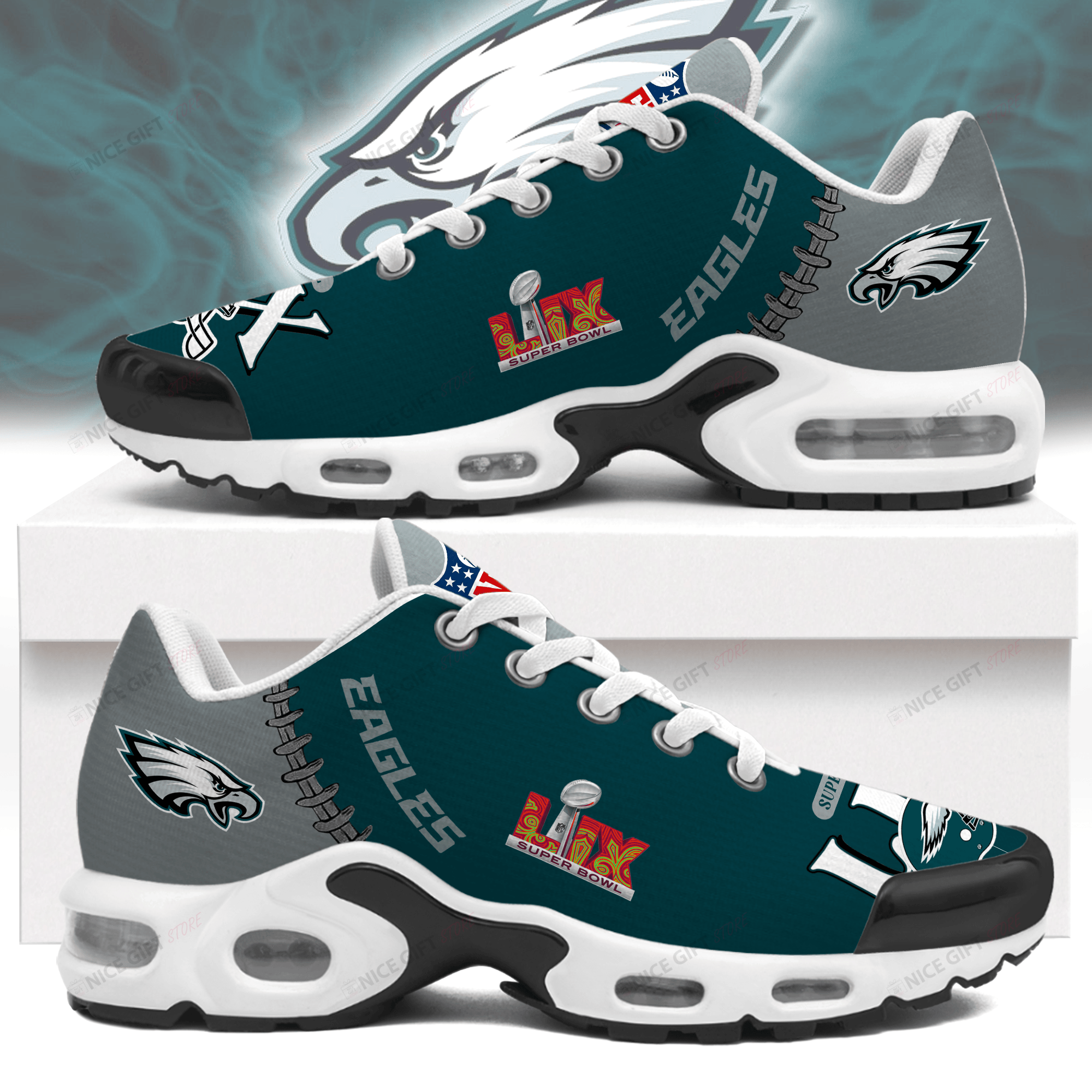 Philadelphia Eagles Super Bowl Champions TN Sneakers TNS-S9C6 - Famjoys Philadelphia Eagles Super Bowl Champions TN Sneakers TNS-S9C6 - Famjoys