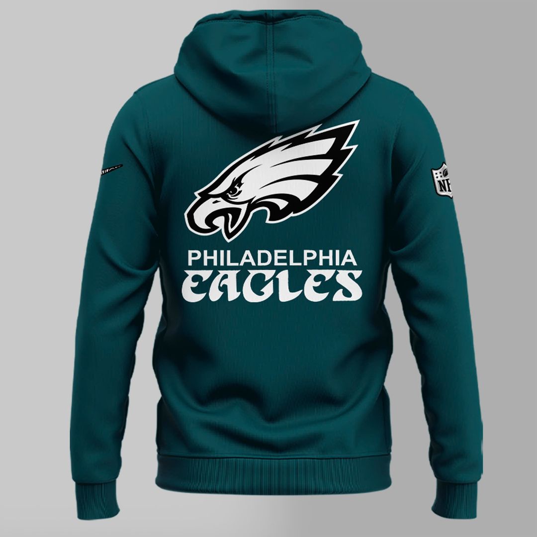 Philadelphia Eagles Super Bowl Green Hoodie - Famjoys Philadelphia Eagles Super Bowl Green Hoodie - Famjoys