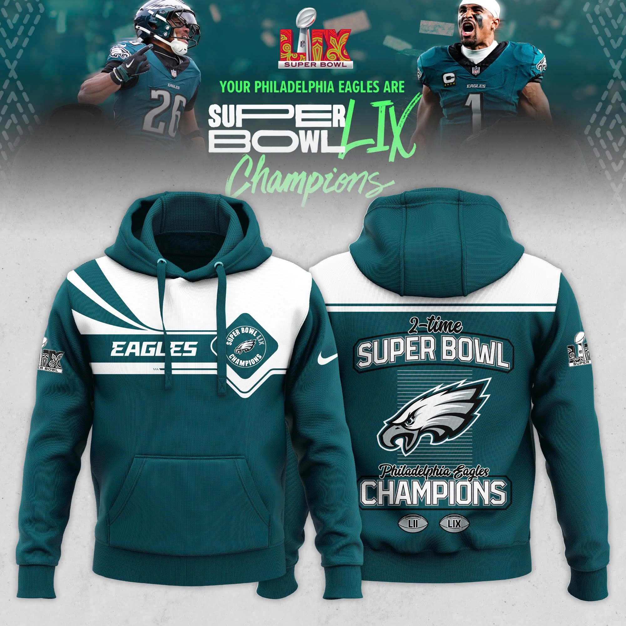Philadelphia Eagles Super Bowl LIX Champions 2025 New Shirt - Famjoys Philadelphia Eagles Super Bowl LIX Champions 2025 New Shirt - Famjoys
