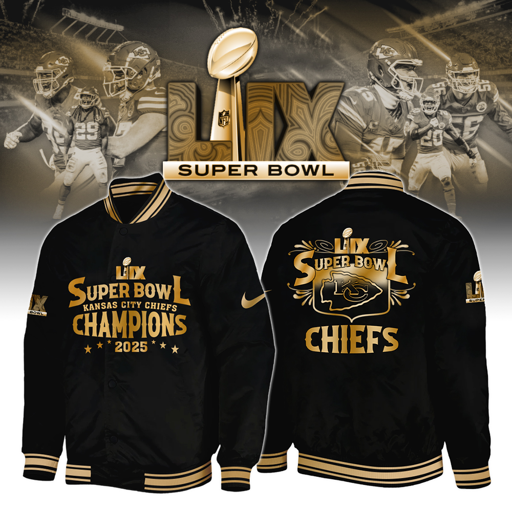Philadelphia Eagles Super Bowl LIX Champions Bomber V2 - Famjoys Philadelphia Eagles Super Bowl LIX Champions Bomber V2 - Famjoys