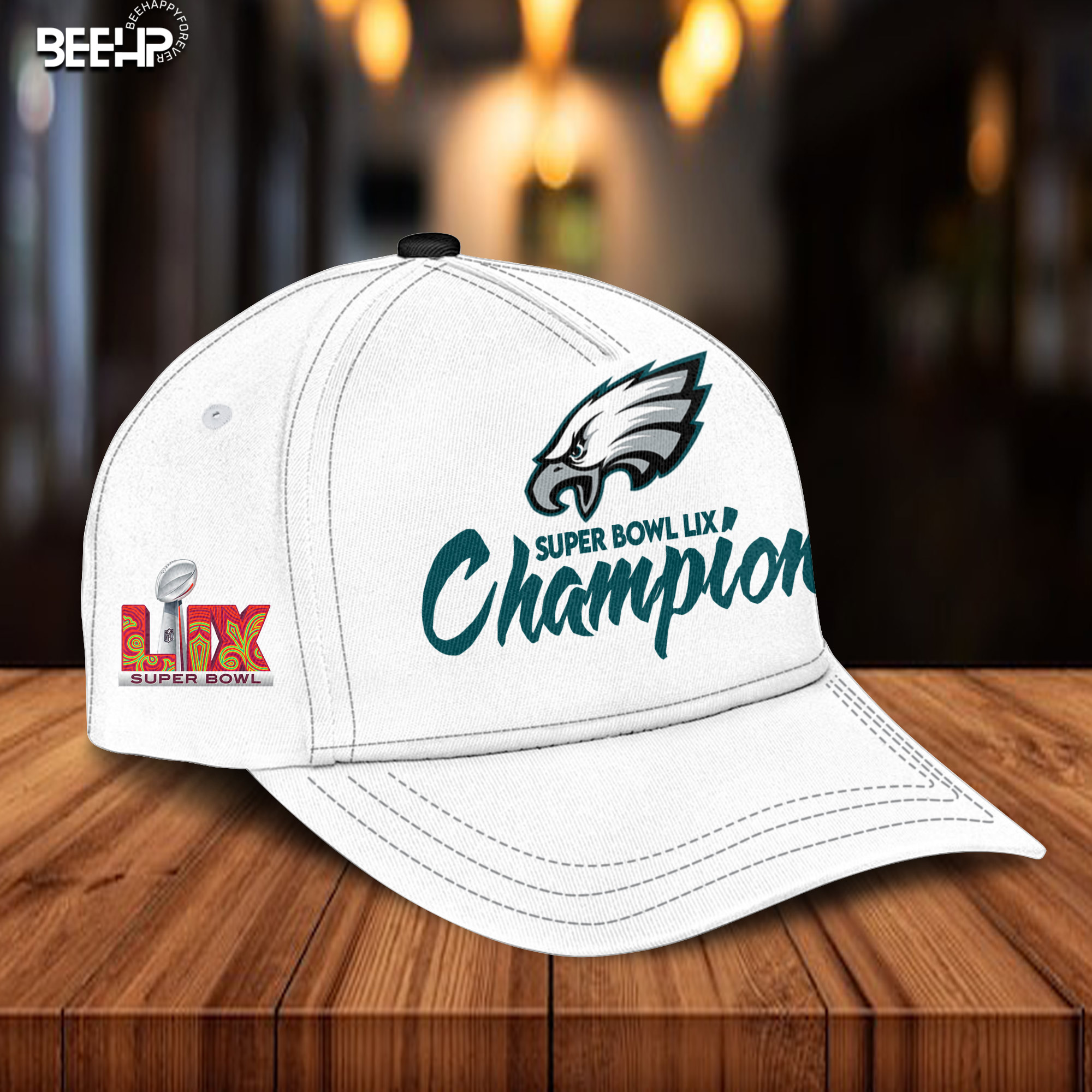 Philadelphia Eagles Super Bowl LIX Champions Cap - Famjoys Philadelphia Eagles Super Bowl LIX Champions Cap - Famjoys
