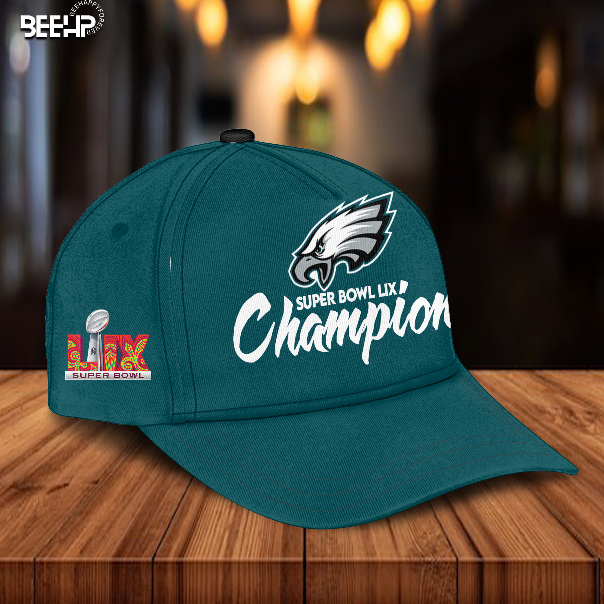 Philadelphia Eagles Super Bowl LIX Champions Cap - Famjoys Philadelphia Eagles Super Bowl LIX Champions Cap - Famjoys