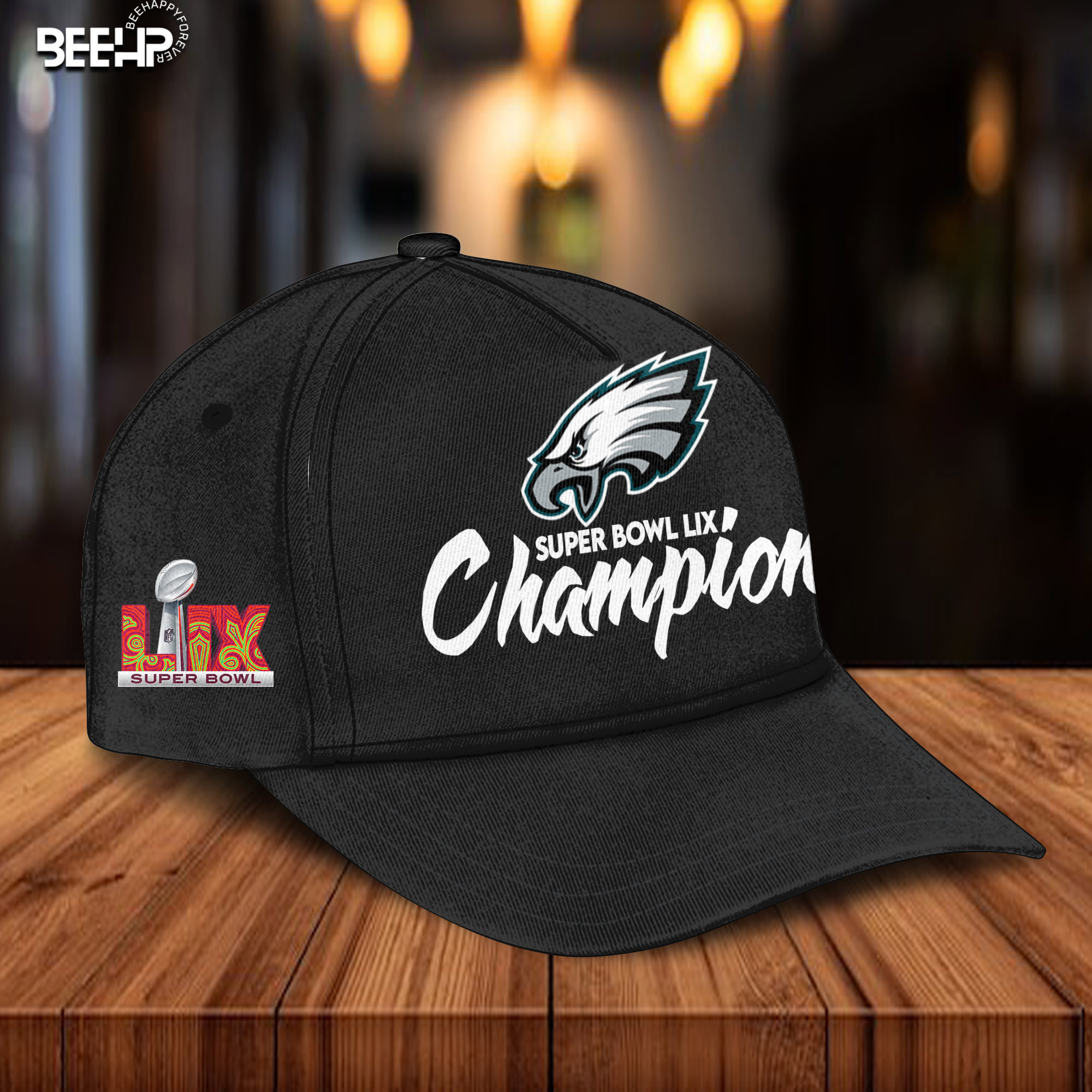 Philadelphia Eagles Super Bowl LIX Champions Cap - Famjoys Philadelphia Eagles Super Bowl LIX Champions Cap - Famjoys
