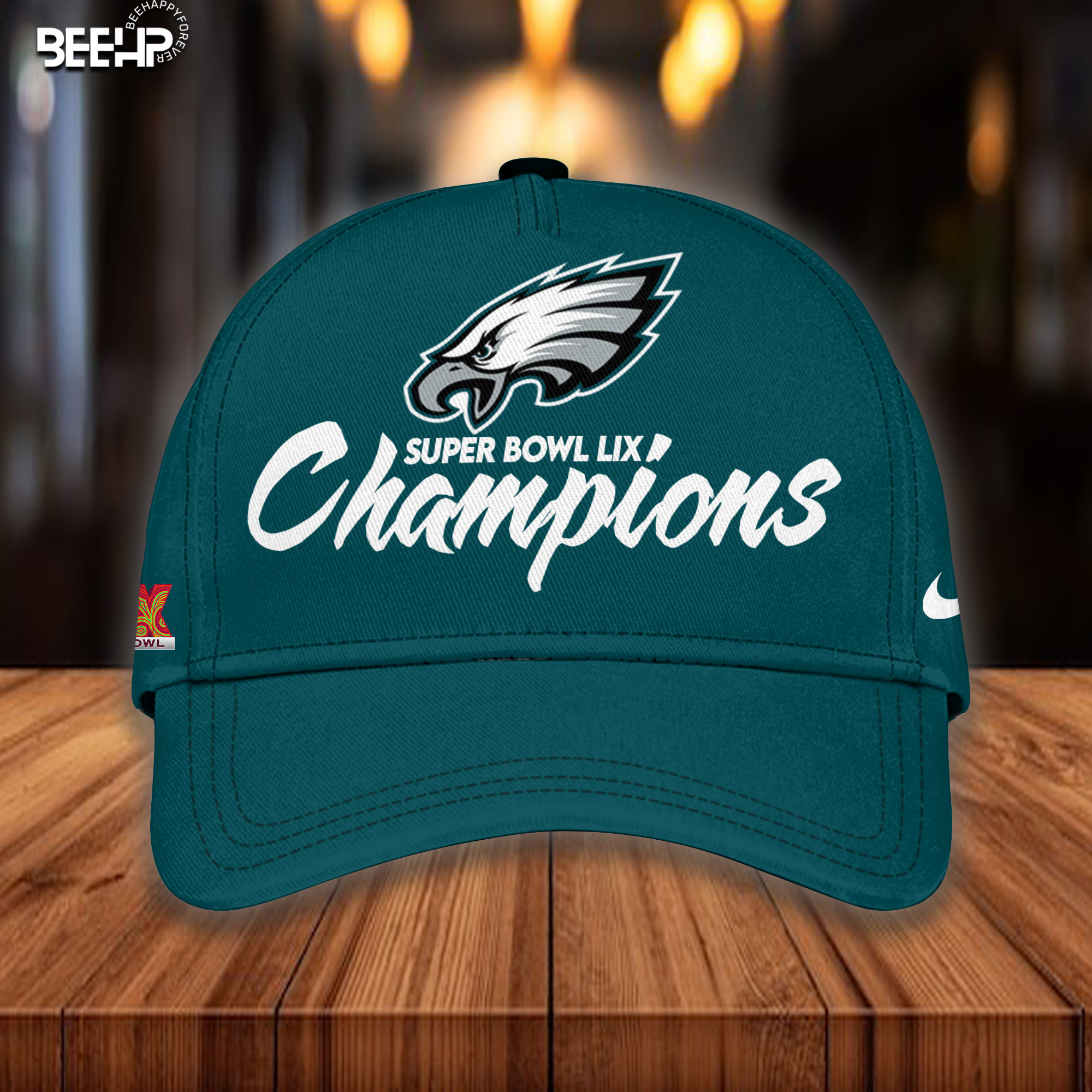 Philadelphia Eagles Super Bowl LIX Champions Cap - Famjoys Philadelphia Eagles Super Bowl LIX Champions Cap - Famjoys