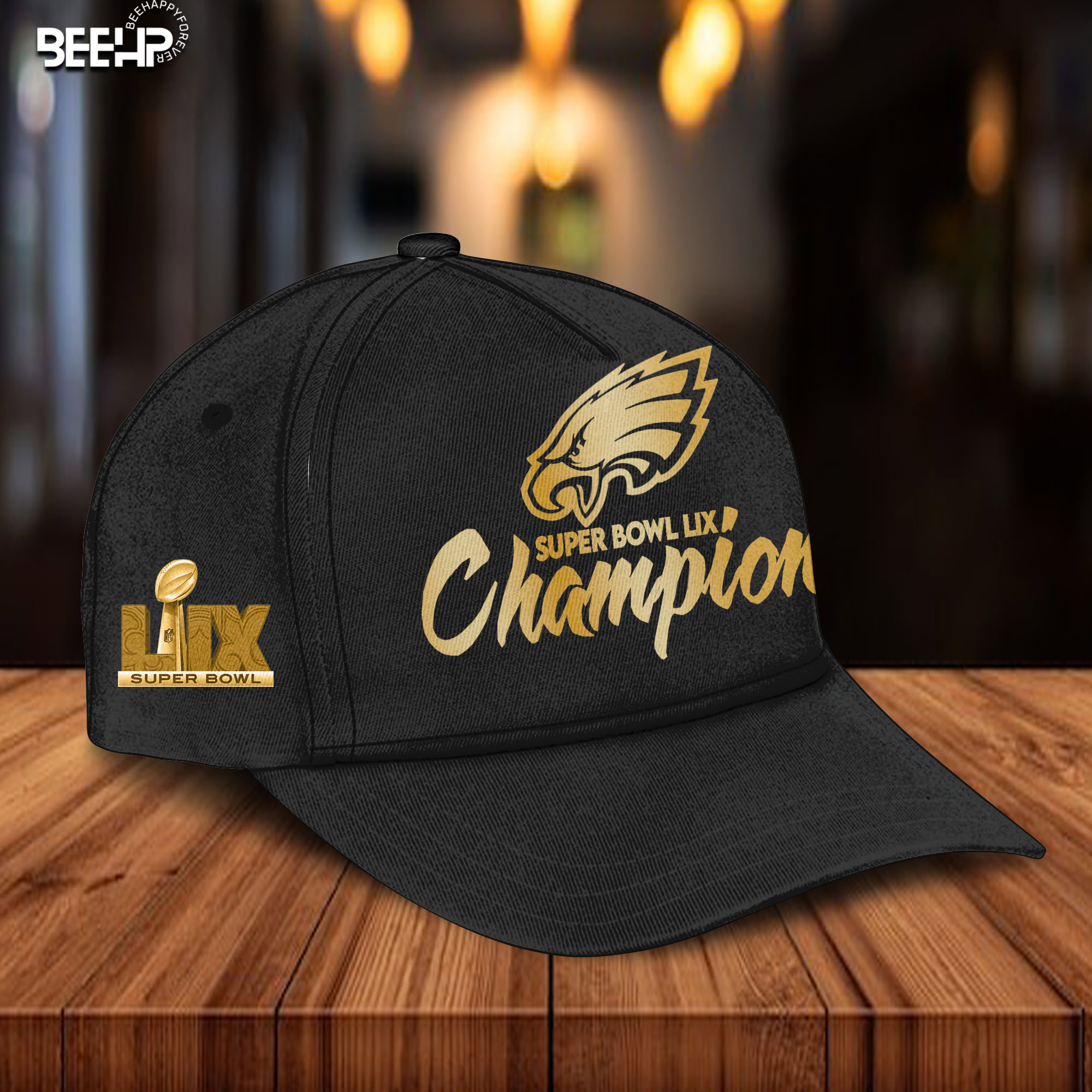 Philadelphia Eagles Super Bowl LIX Champions Cap - Famjoys Philadelphia Eagles Super Bowl LIX Champions Cap - Famjoys