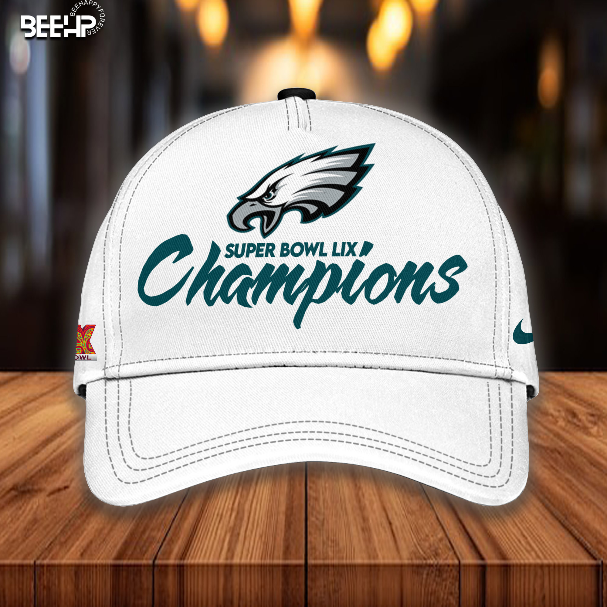 Philadelphia Eagles Super Bowl LIX Champions Cap - Famjoys Philadelphia Eagles Super Bowl LIX Champions Cap - Famjoys
