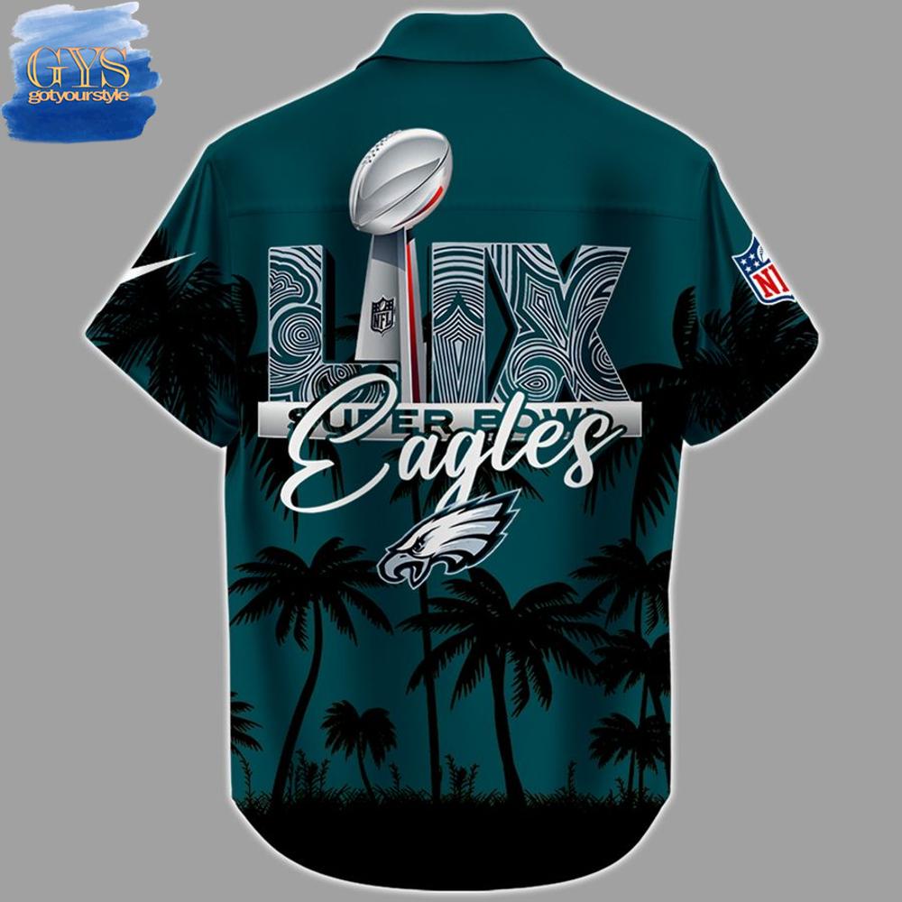 Philadelphia Eagles Super Bowl LIX Champions Combo Hawaiian Shirt - Famjoys Philadelphia Eagles Super Bowl LIX Champions Combo Hawaiian Shirt - Famjoys