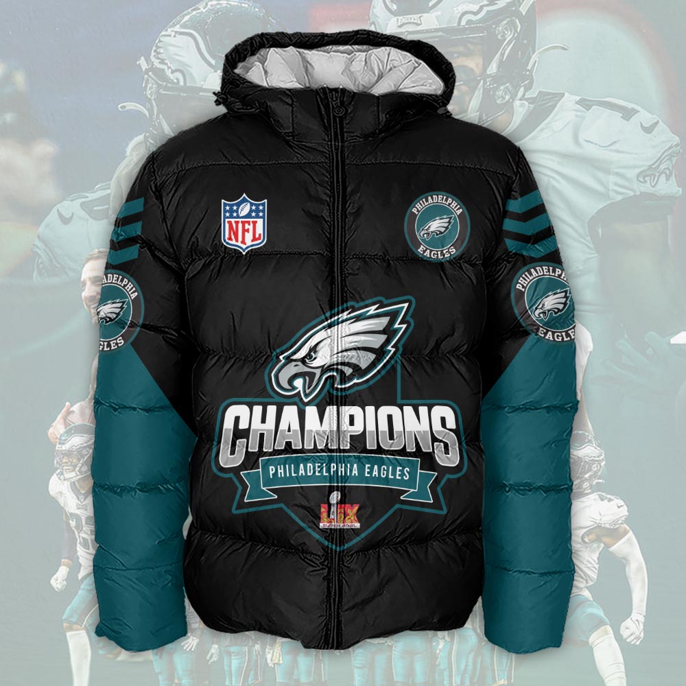 Philadelphia Eagles Super Bowl LIX Champions - Famjoys Philadelphia Eagles Super Bowl LIX Champions - Famjoys